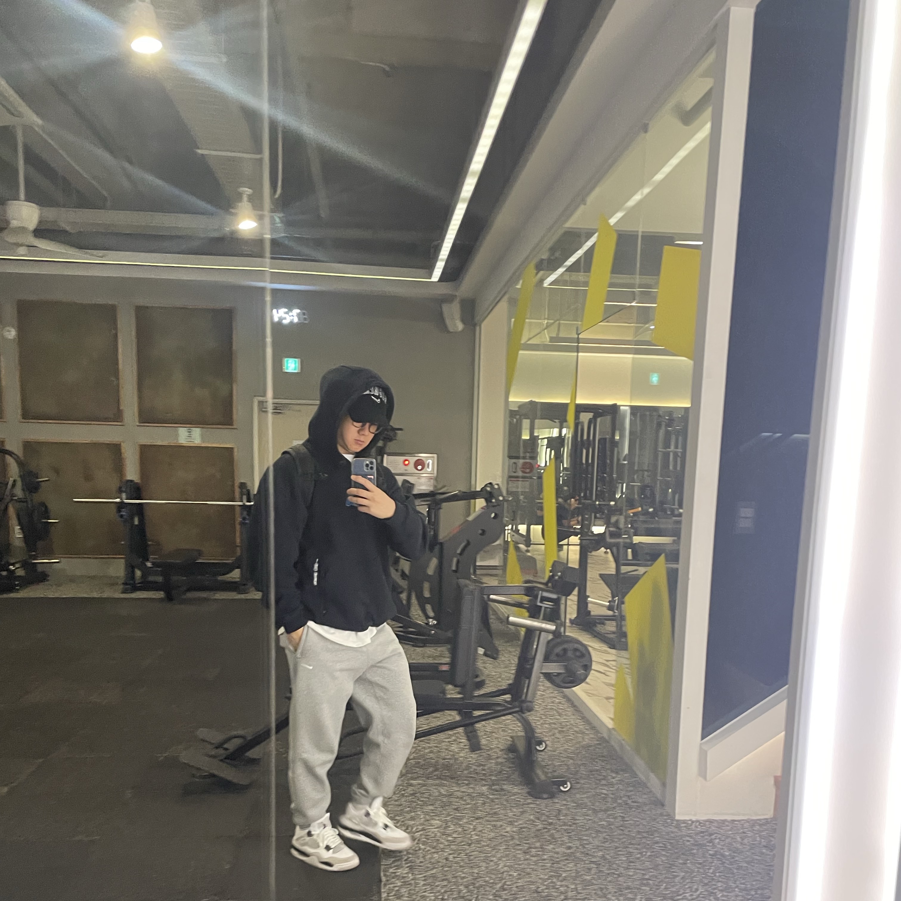 Nike x Off-White NRG Fleece Hoodie Black - Asia 착용 스타일