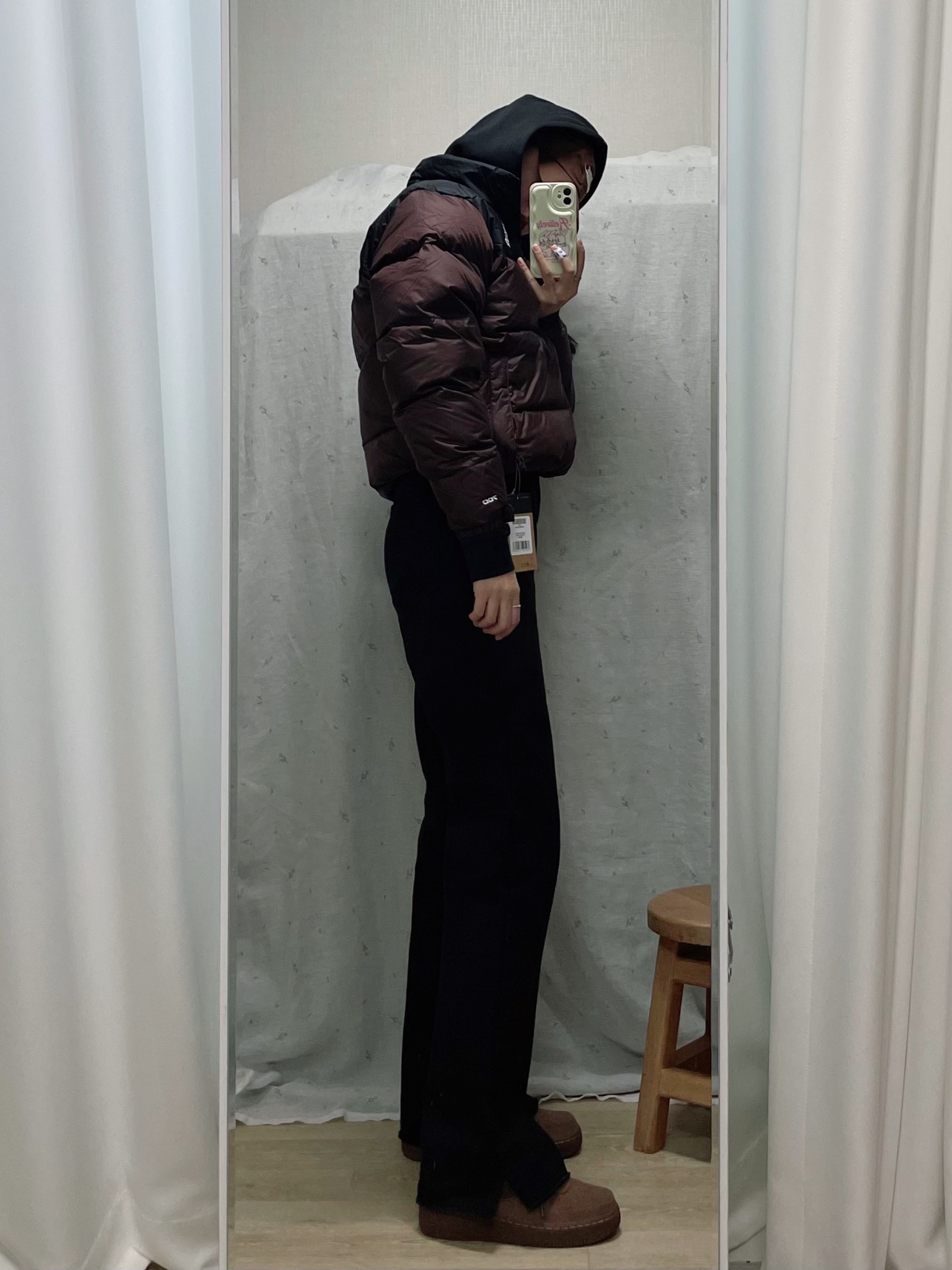 Nike Heritage 86 Futura Washed Cap Earth, (W) The North Face 1996 Retro Nuptse Jacket Coal Brown 착용 스타일 - 6