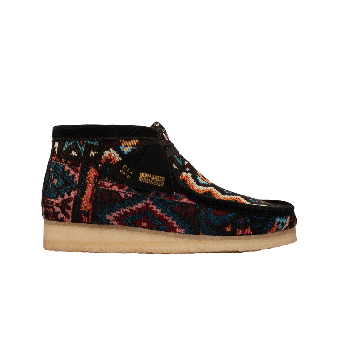 261-62511 Clarks Wallabee Boot Black Combi