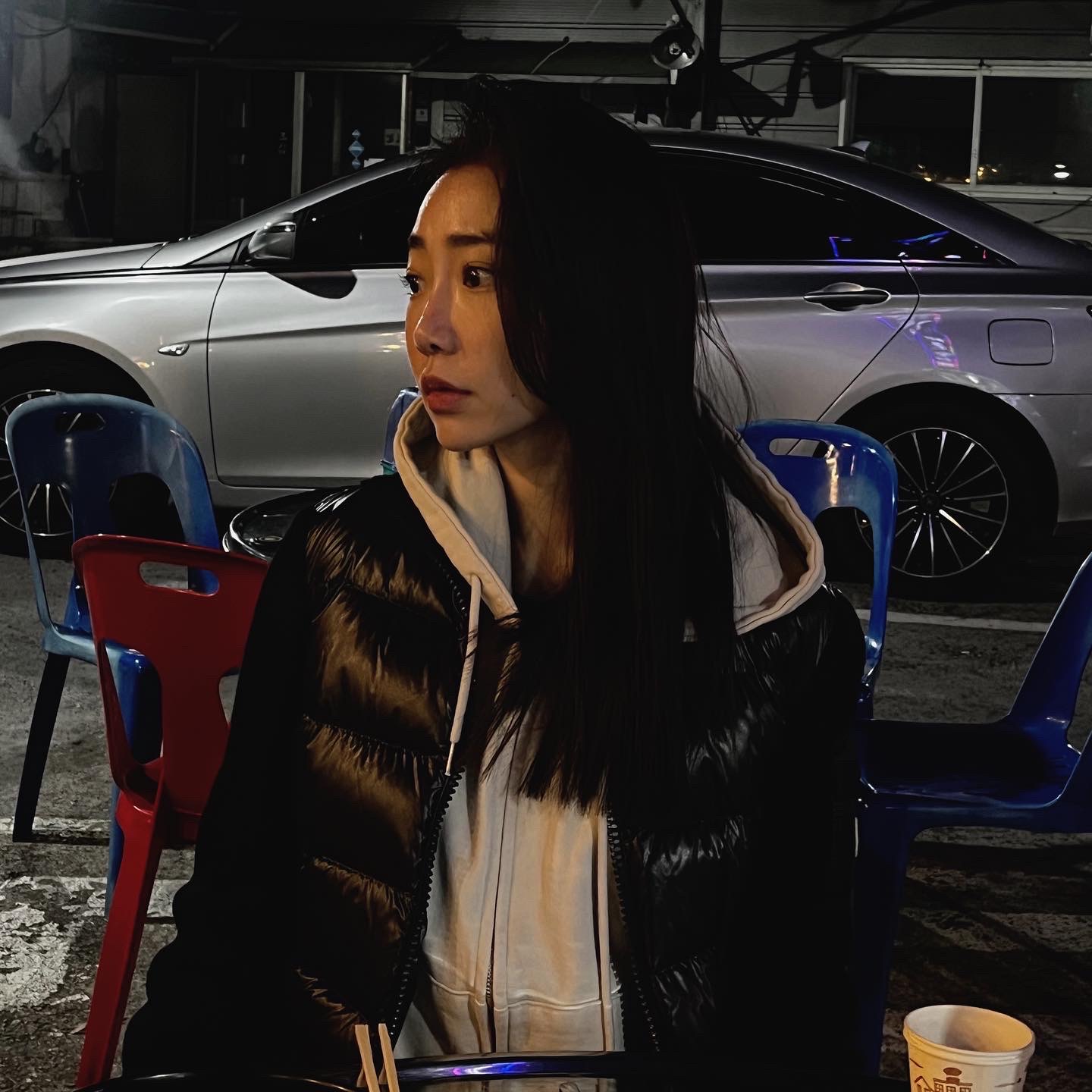 (W) Moncler Padded Wool Cardigan Black - 22FW 착용 스타일 - 2
