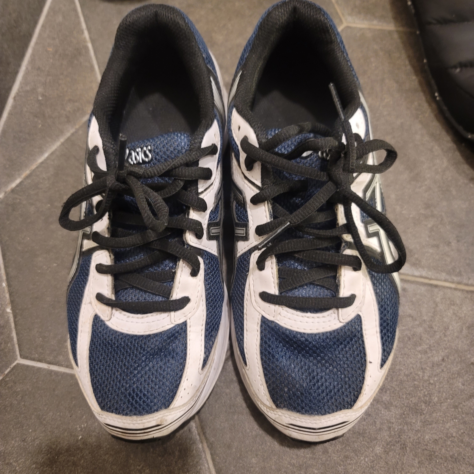 Asics Gel-1130 French Blue Pure Silver 착용 스타일