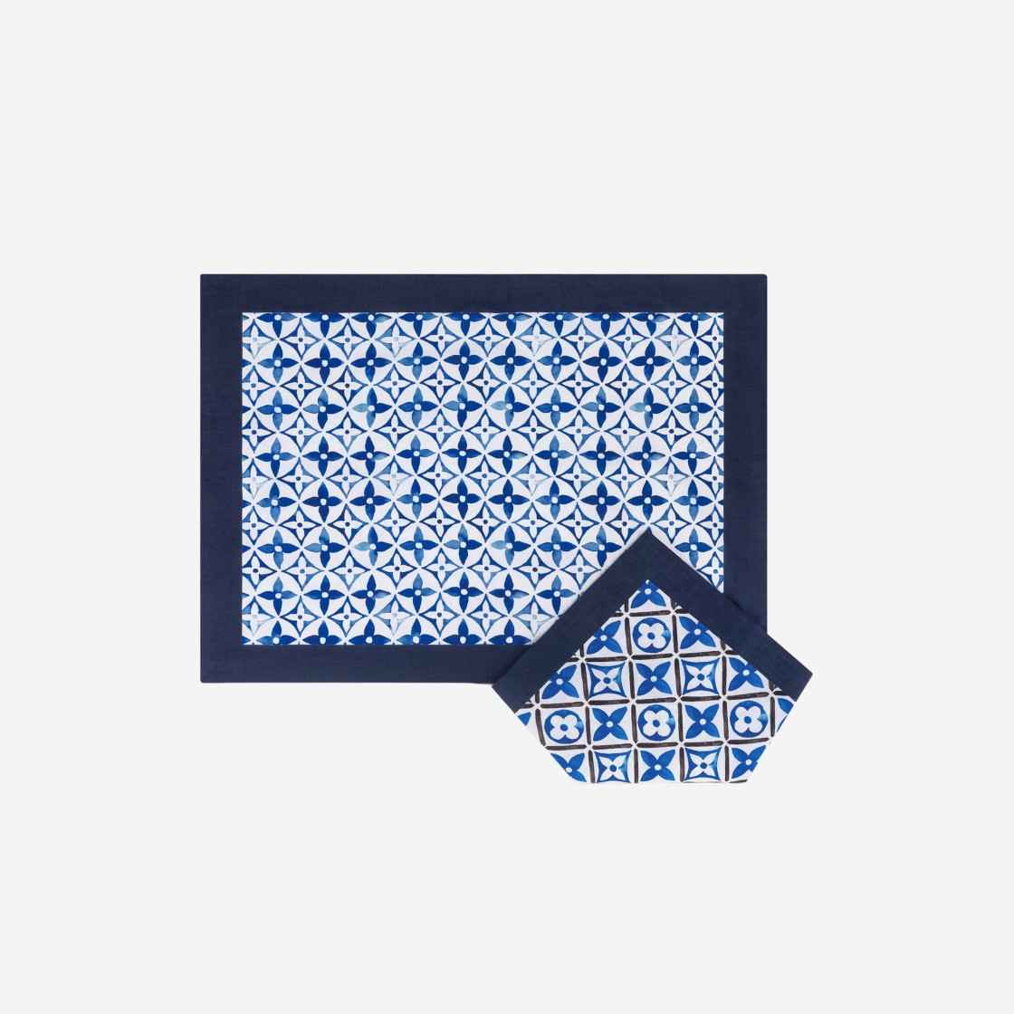 Louis Vuitton Placemat and Napkin Set Blue 상세 이미지 1