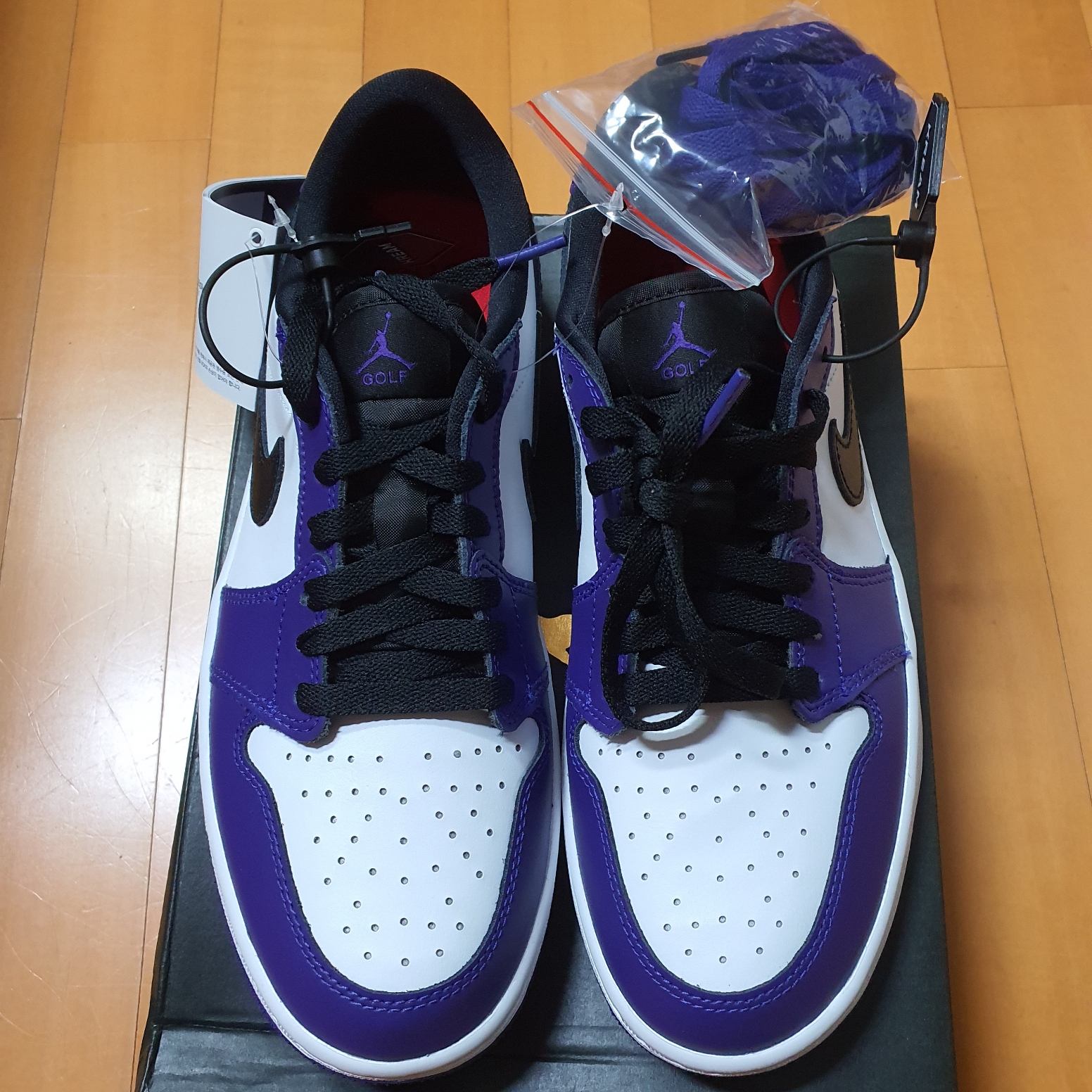 Jordan 1 Low Golf Court Purple 착용 스타일