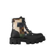 Louis Vuitton LV Checker Combat Boot Black