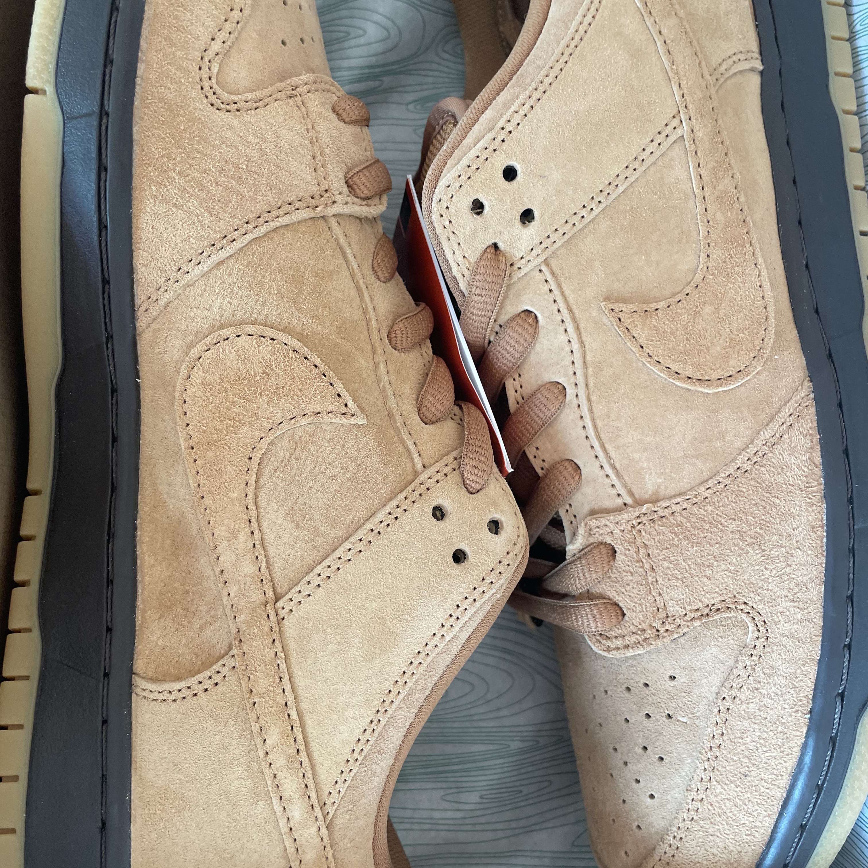 Nike SB Dunk Low Pro Wheat 2023 착용 스타일