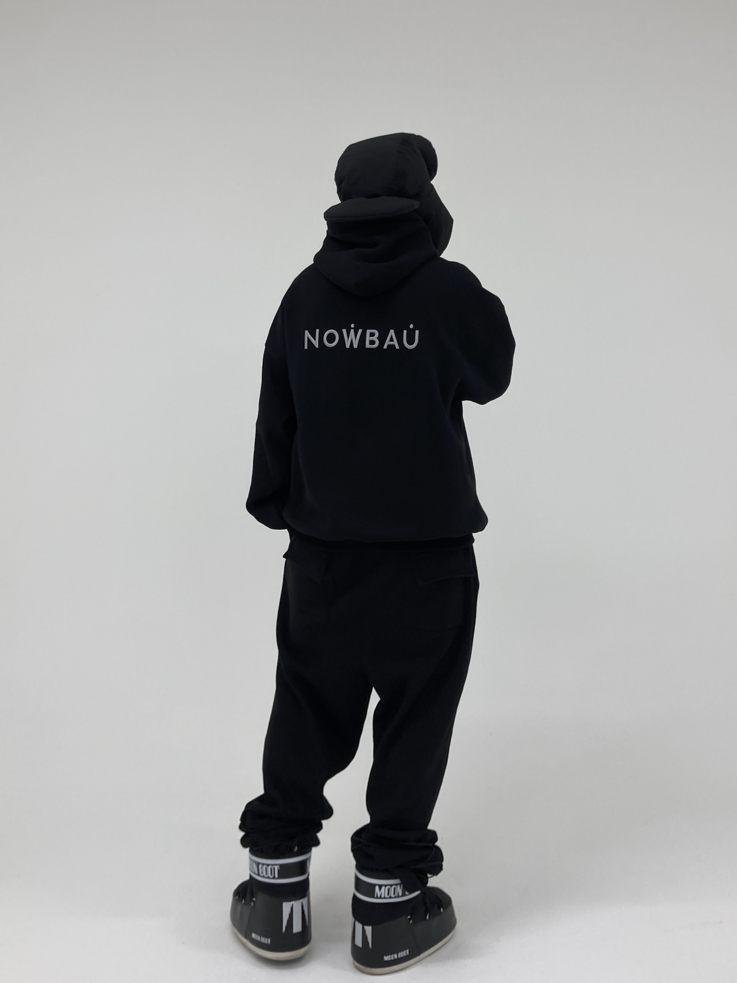 (W) Moon Boot Icon Low Nylon Boots Black 착용 스타일 - 3