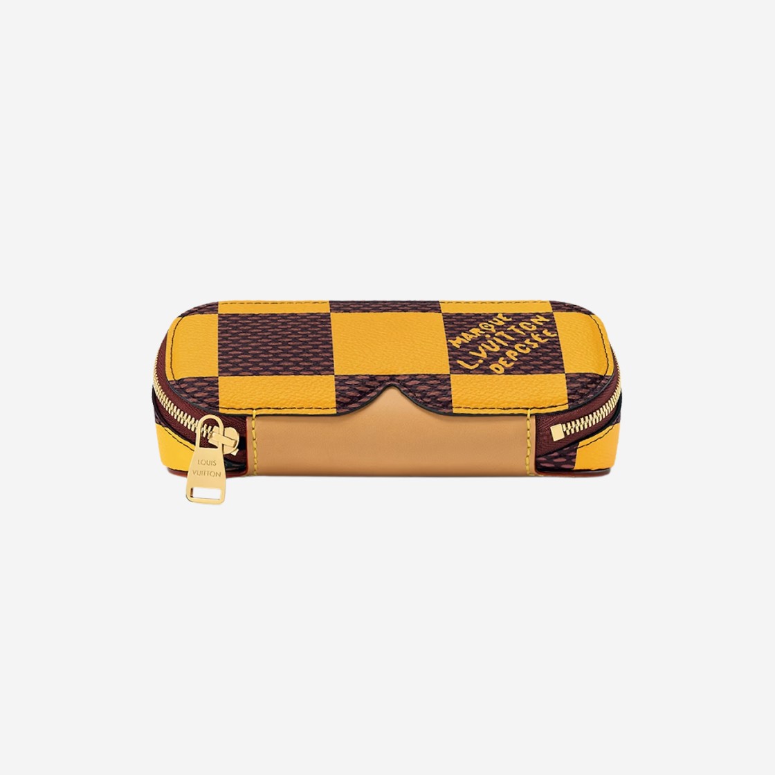 Louis Vuitton Sunglasses Pouch GM Damier Pop Yellow 상세 이미지 1