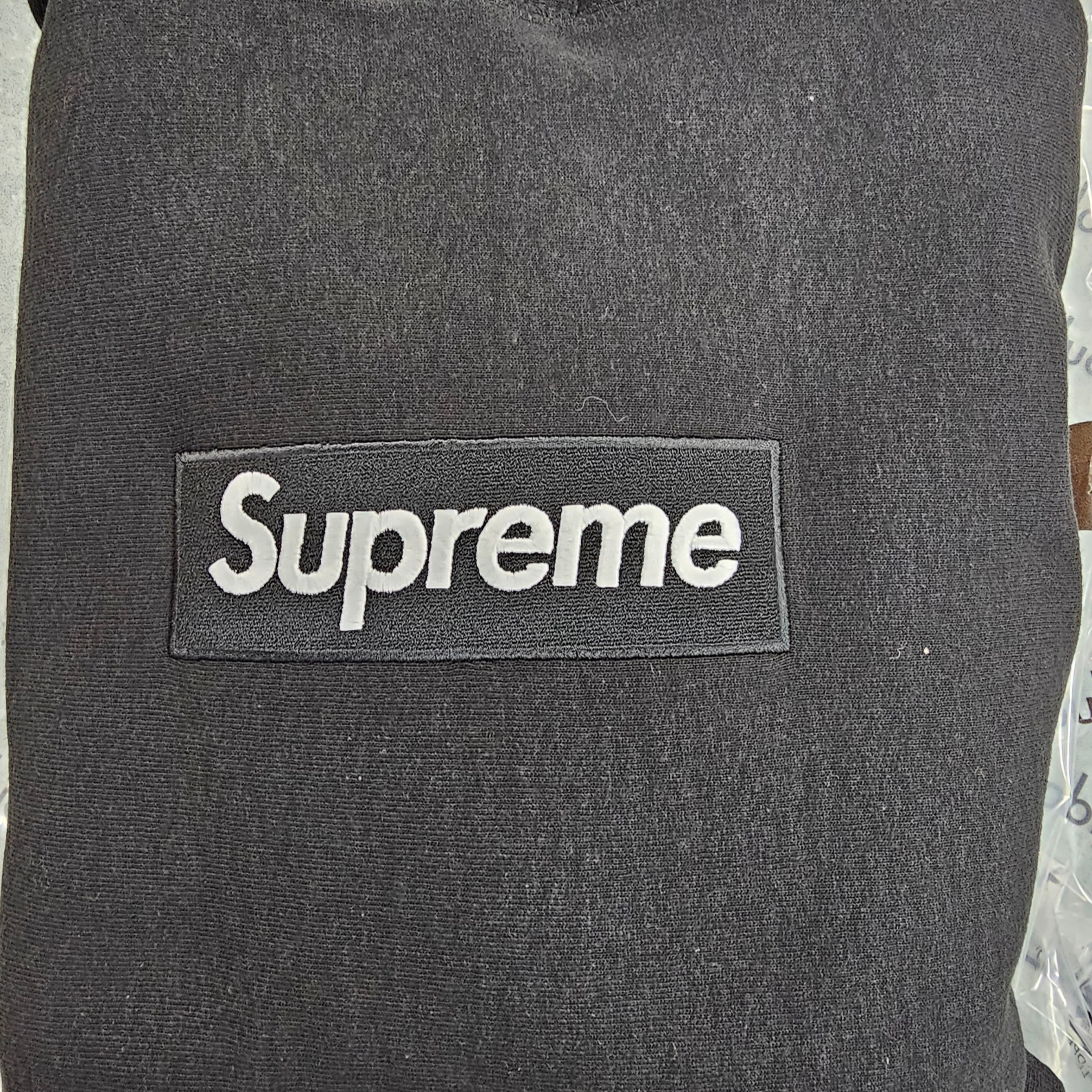 Supreme Box Logo Hooded Sweatshirt Black - 23FW 착용 스타일