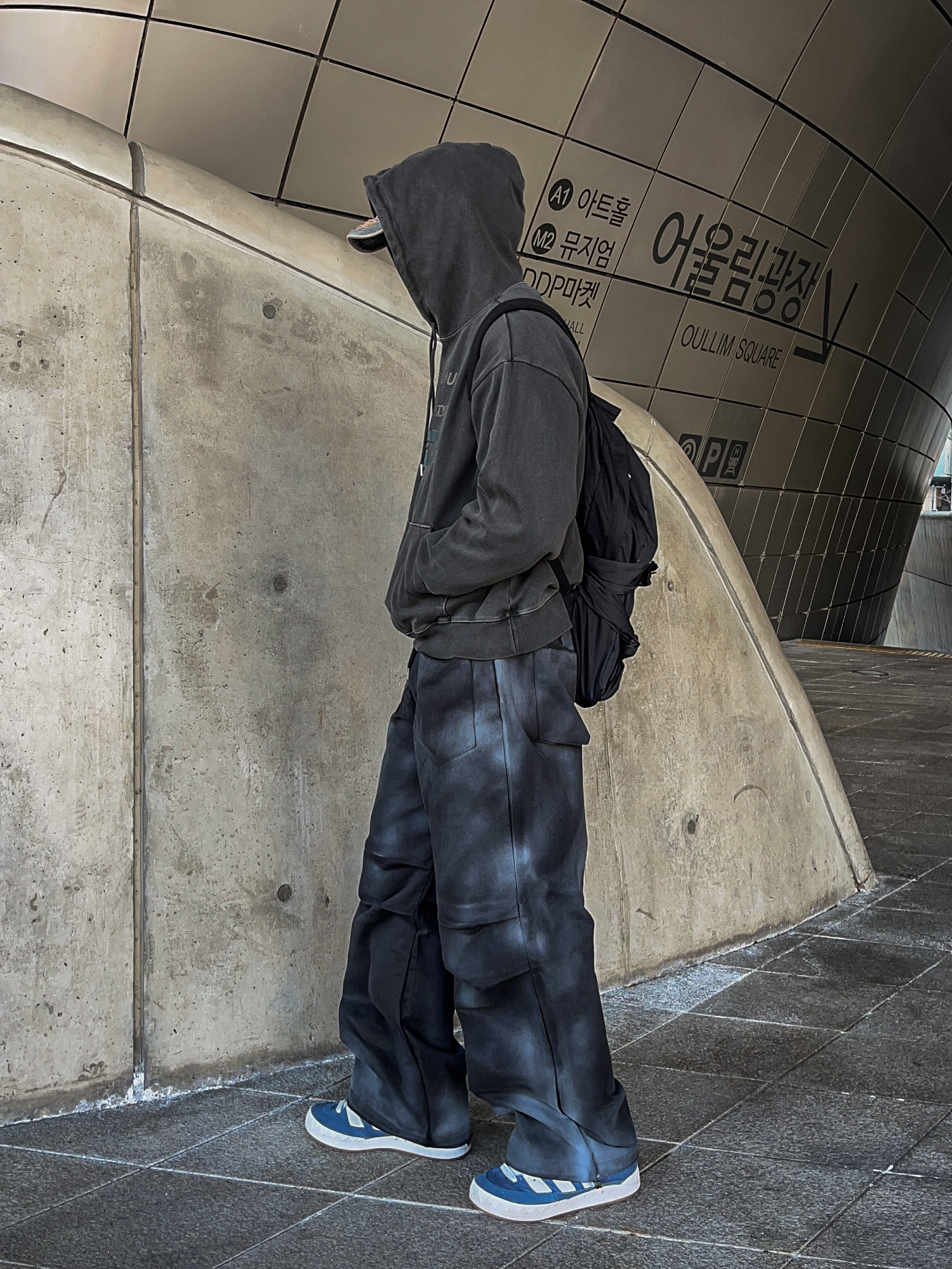 Adidas Adimatic Night Marin 착용 스타일 - 1