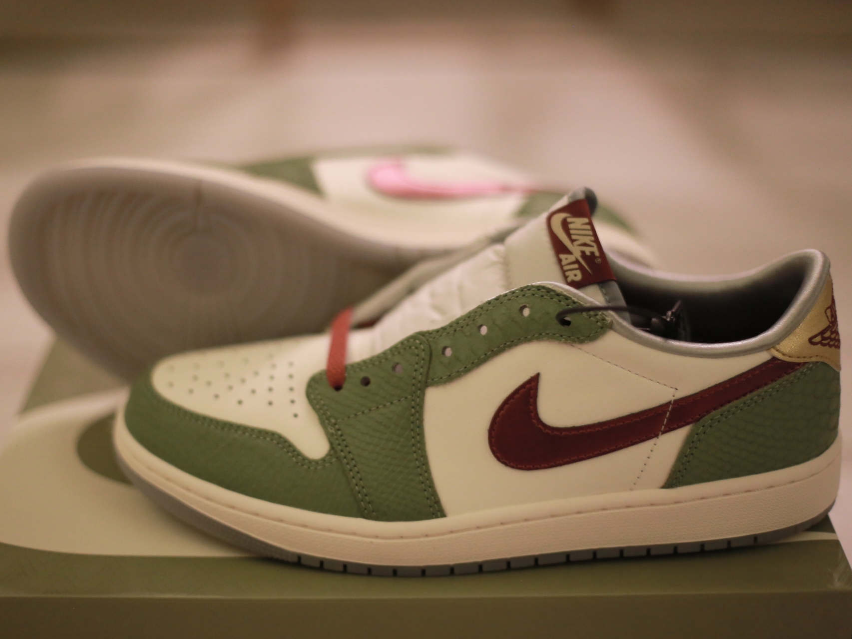 Jordan 1 Retro Low OG Chinese New Year 착용 스타일 - 4