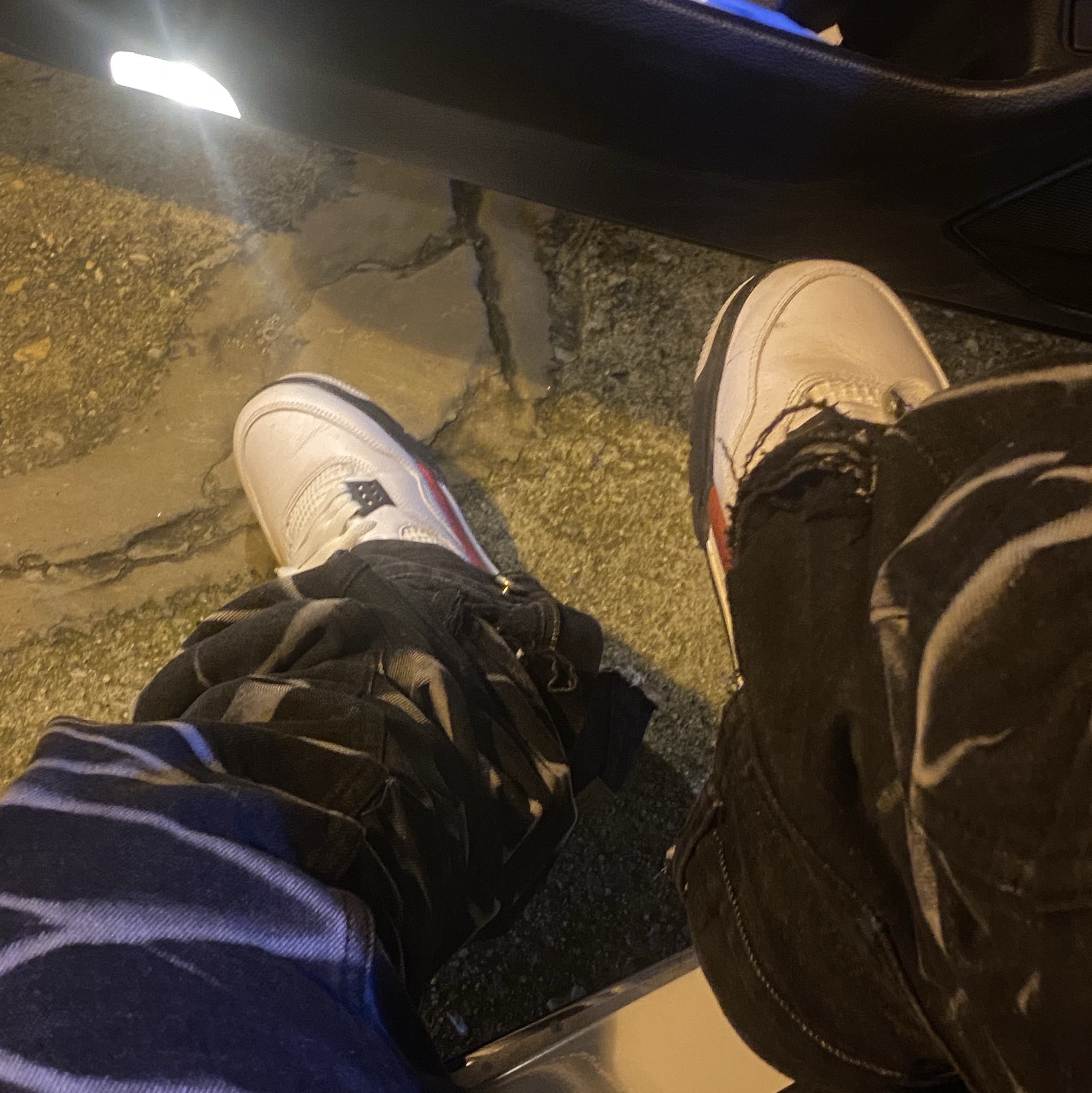 Surgery Yoonseul Long Length Double Jeans Black, Jordan 4 Retro Red Cement 착용 스타일