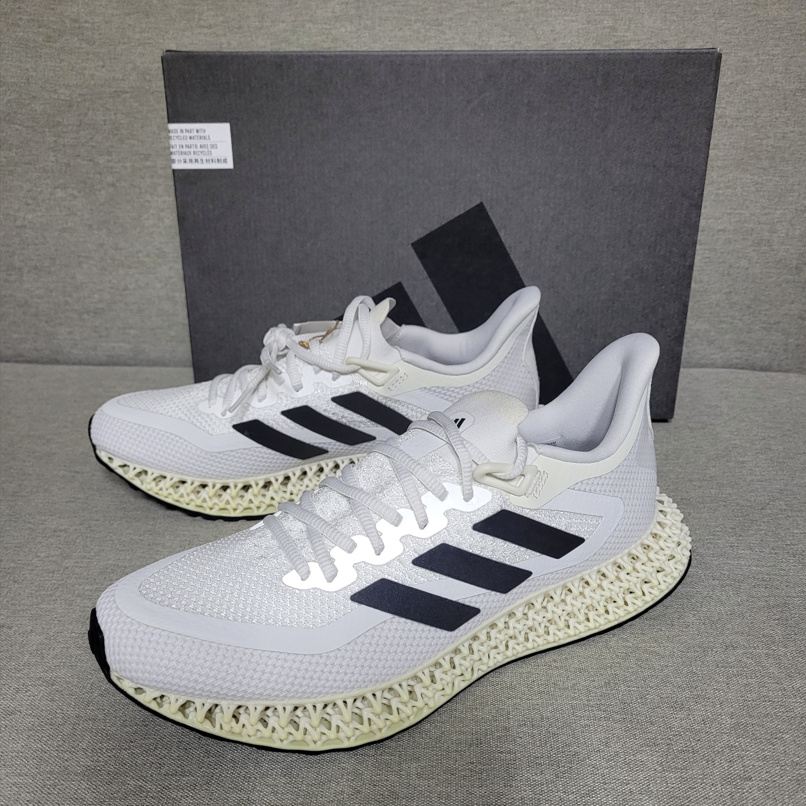 Adidas 4DFWD 2 Cloud White Core Black 착용 스타일