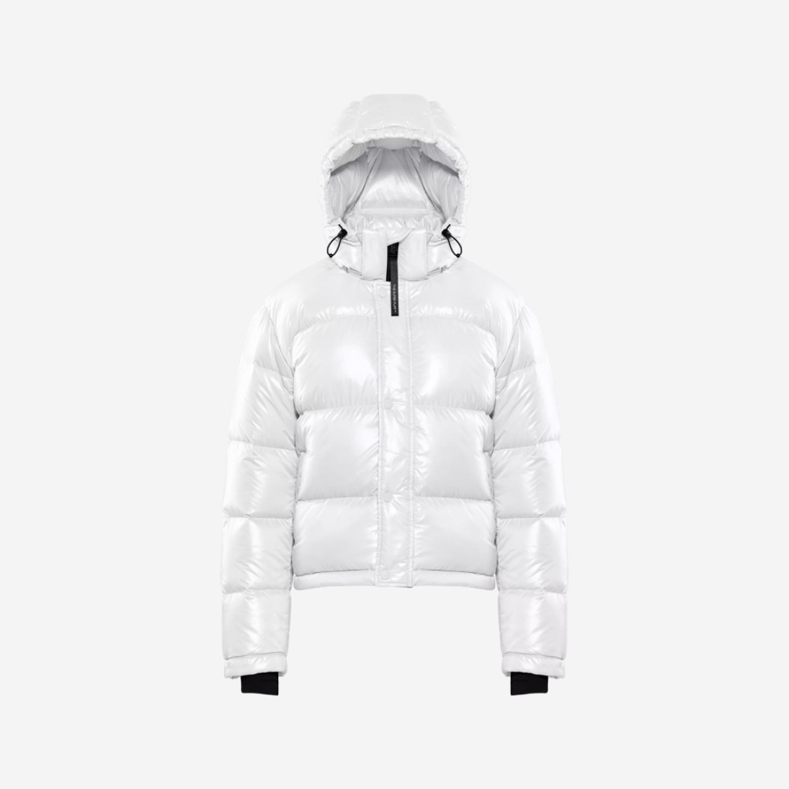 (W) Aritzia The Super Puff Shorty Cropped Goose Down Puffer Jacket White 상세 이미지 1