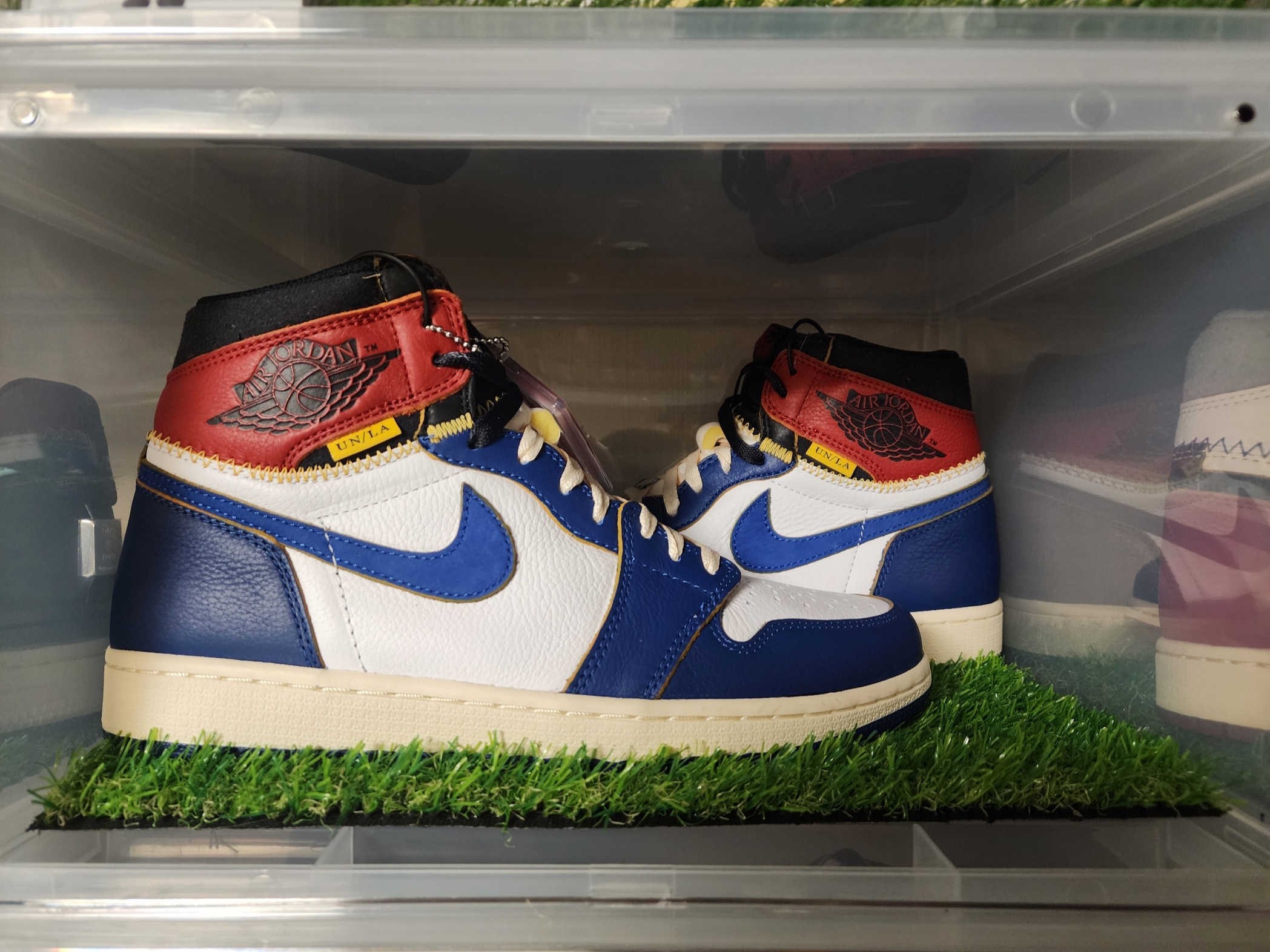 Jordan 1 x Union Retro High Blue Toe 착용 스타일
