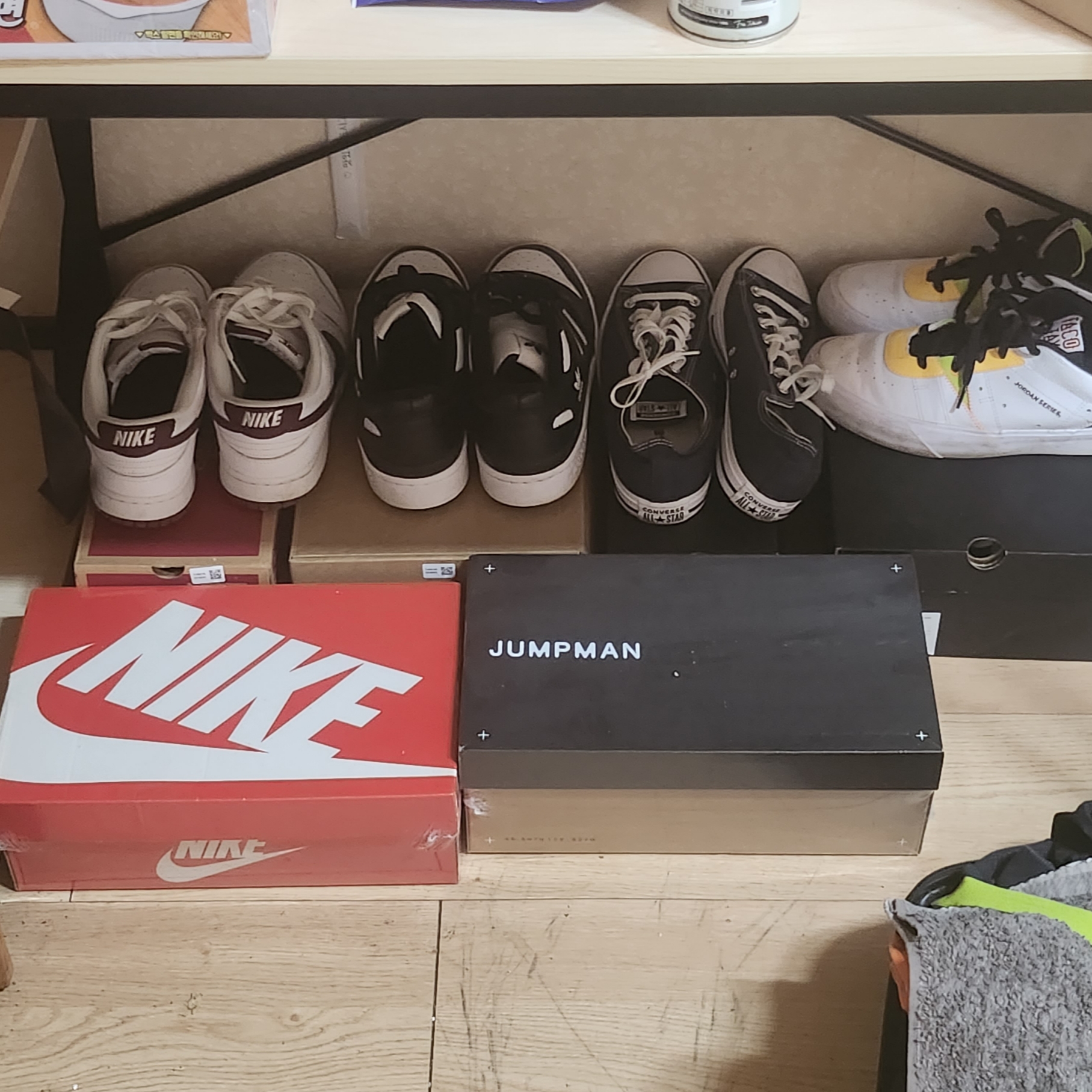Nike Dunk Low White Night Maroon, Jordan Series PE Tatum 착용 스타일