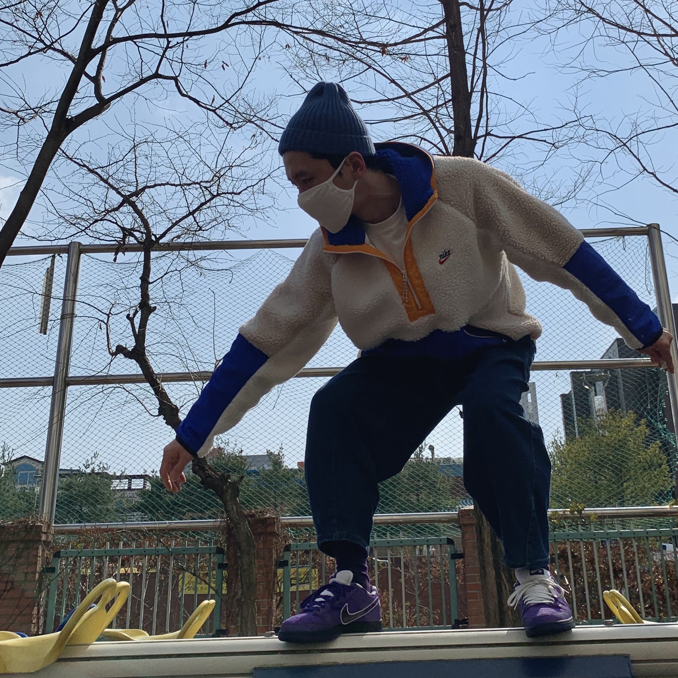 Nike x Concepts SB Dunk Low Purple Lobster (Regular Box) 착용 스타일 - 1