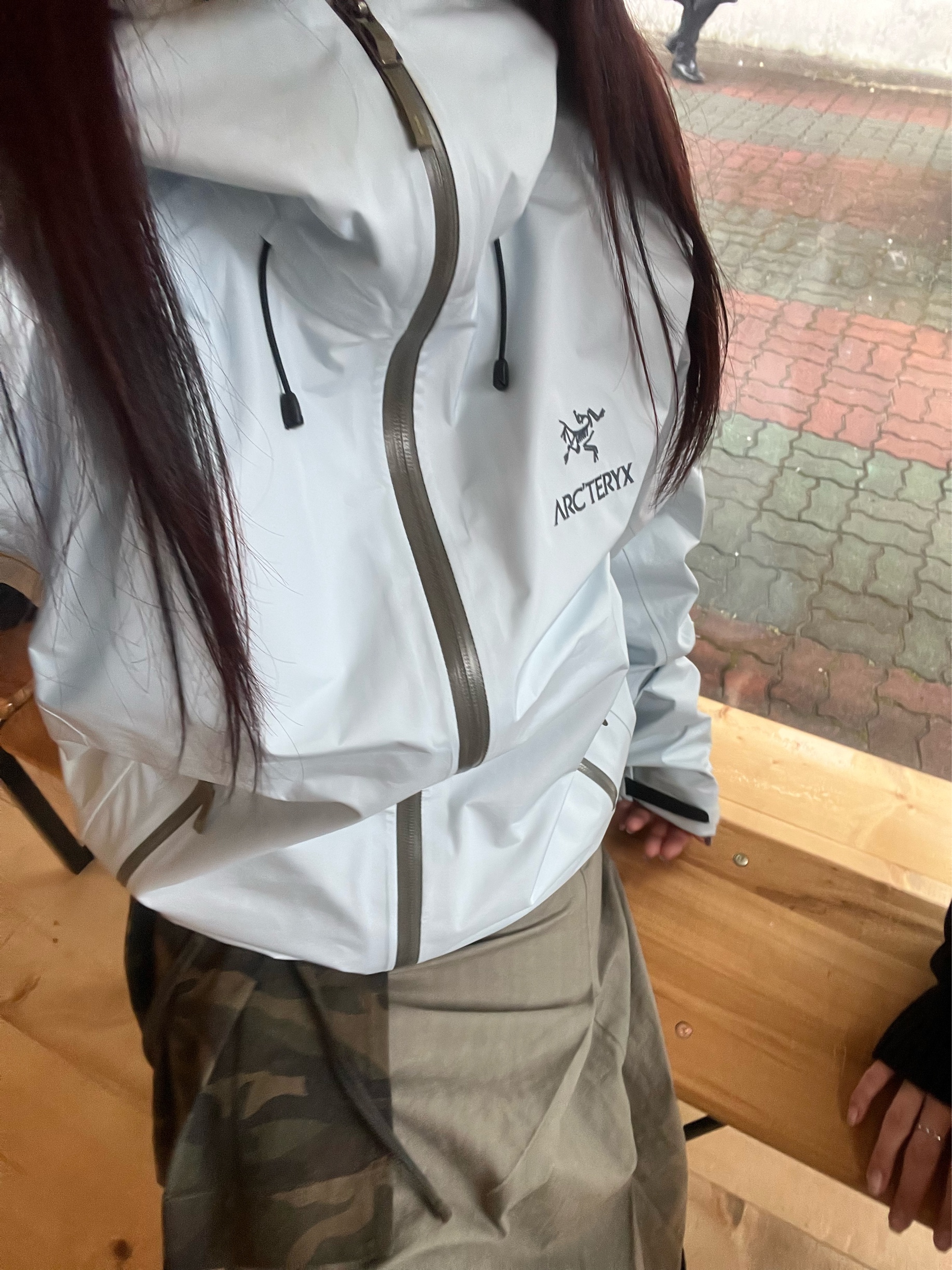 Arc'teryx Beta LT Jacket Ether 착용 스타일
