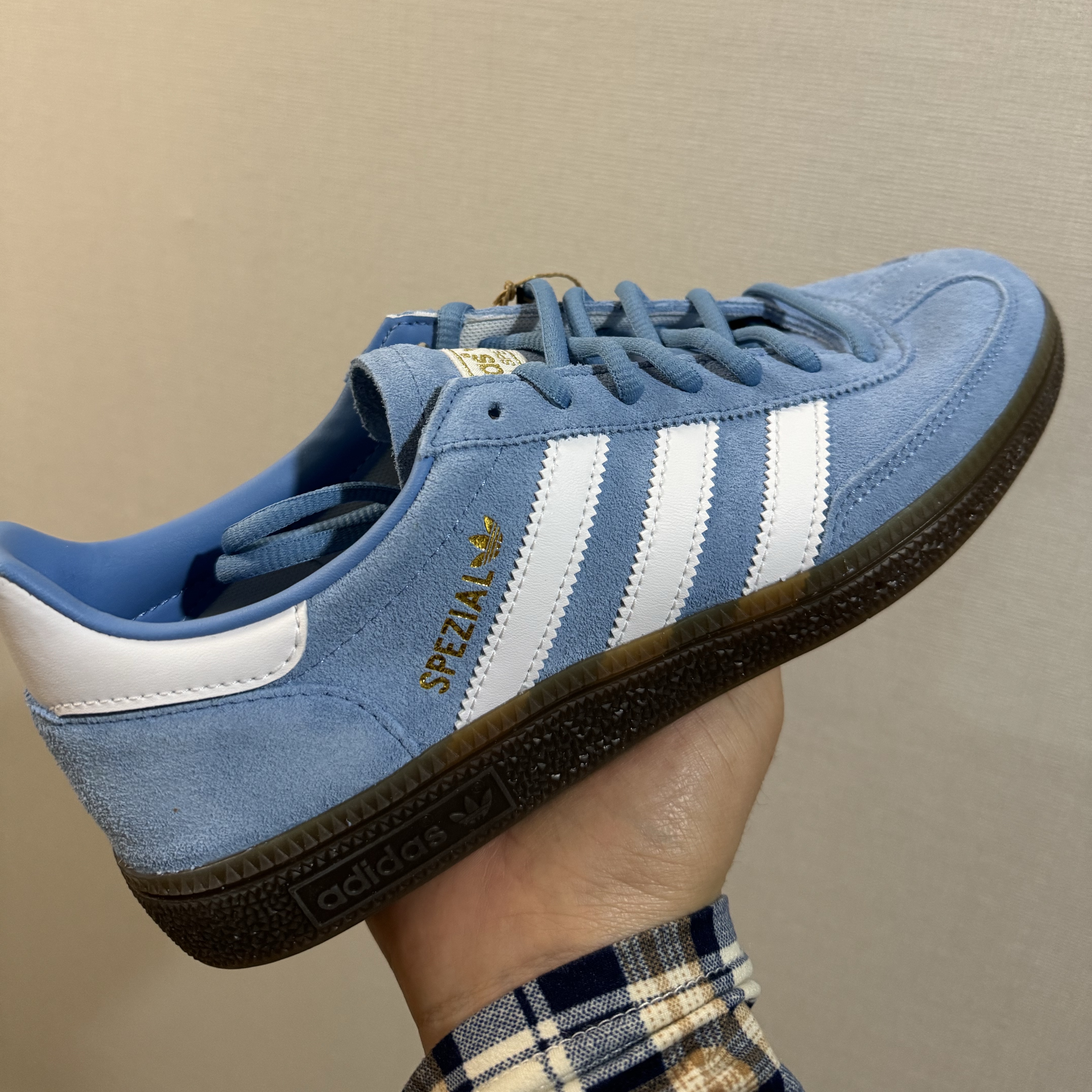 Adidas Spezial Handball Light Blue 착용 스타일