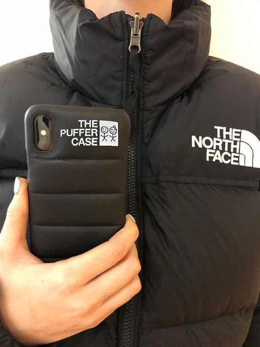 Urbansophistication The Puffer Case Black 착용 스타일