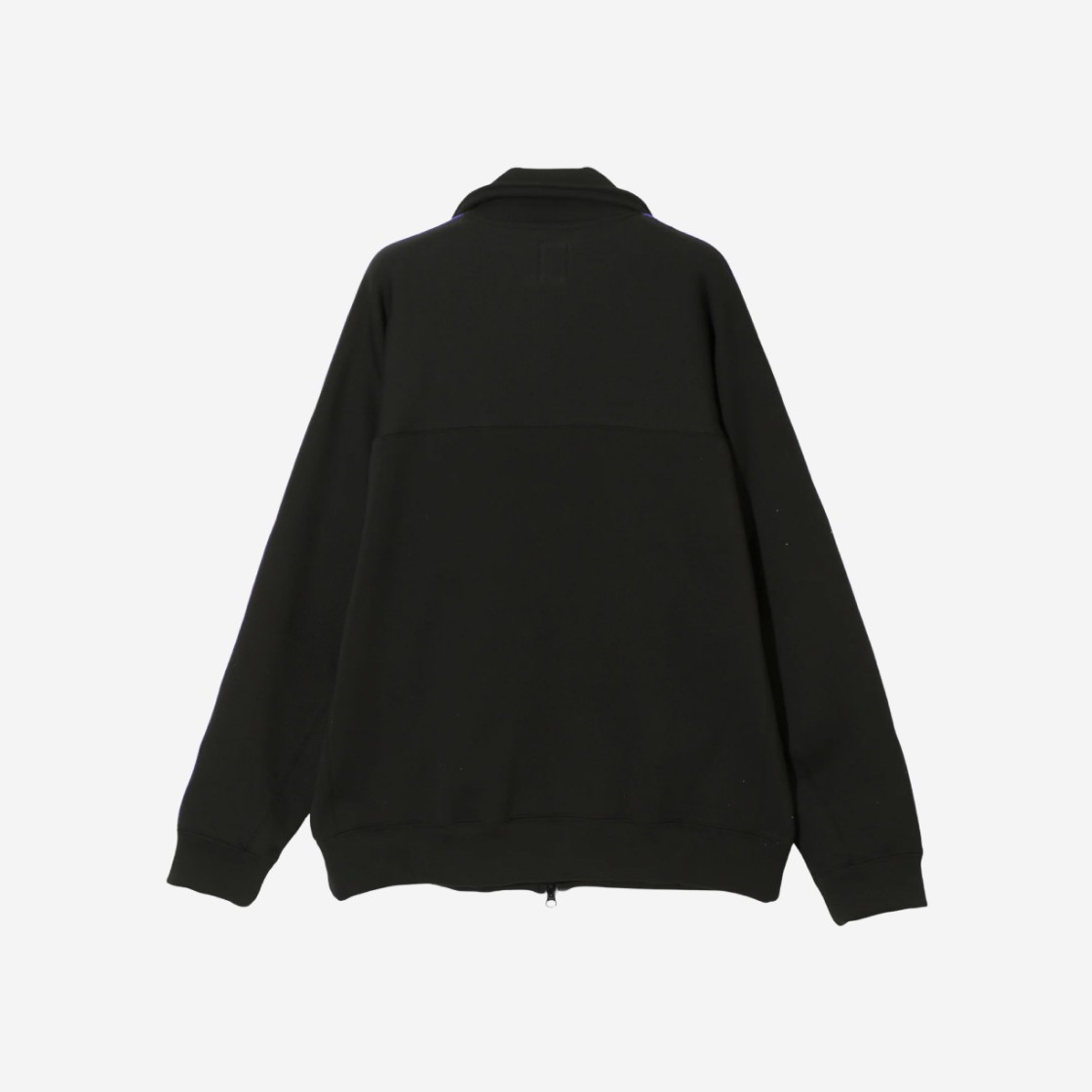 South2 West8 Trainer Jacket PE/C/PU Fleece Lined Jersey Black 상세 이미지 2