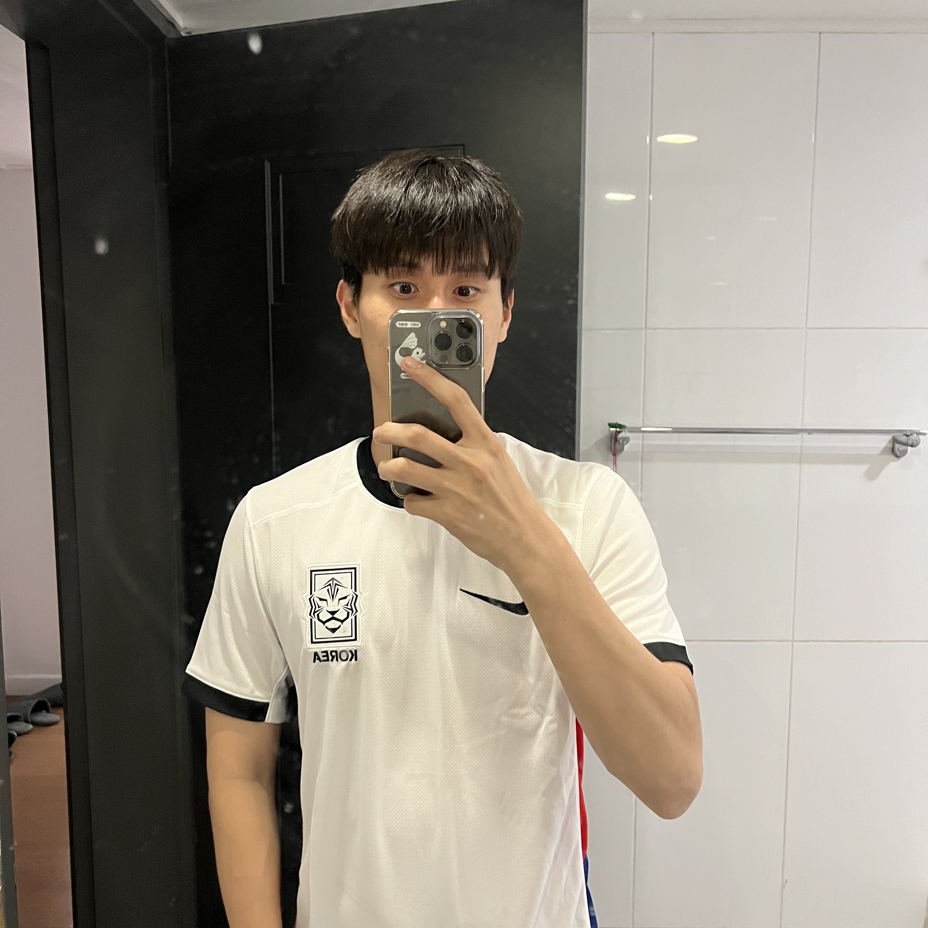 Nike Korea 2023 Dri-Fit Stadium Away SS Jersey White - Asia (Non Marking Ver.), Vans ComfyCush One Checkerboard Racing Red Marshmallow 착용 스타일 - 1