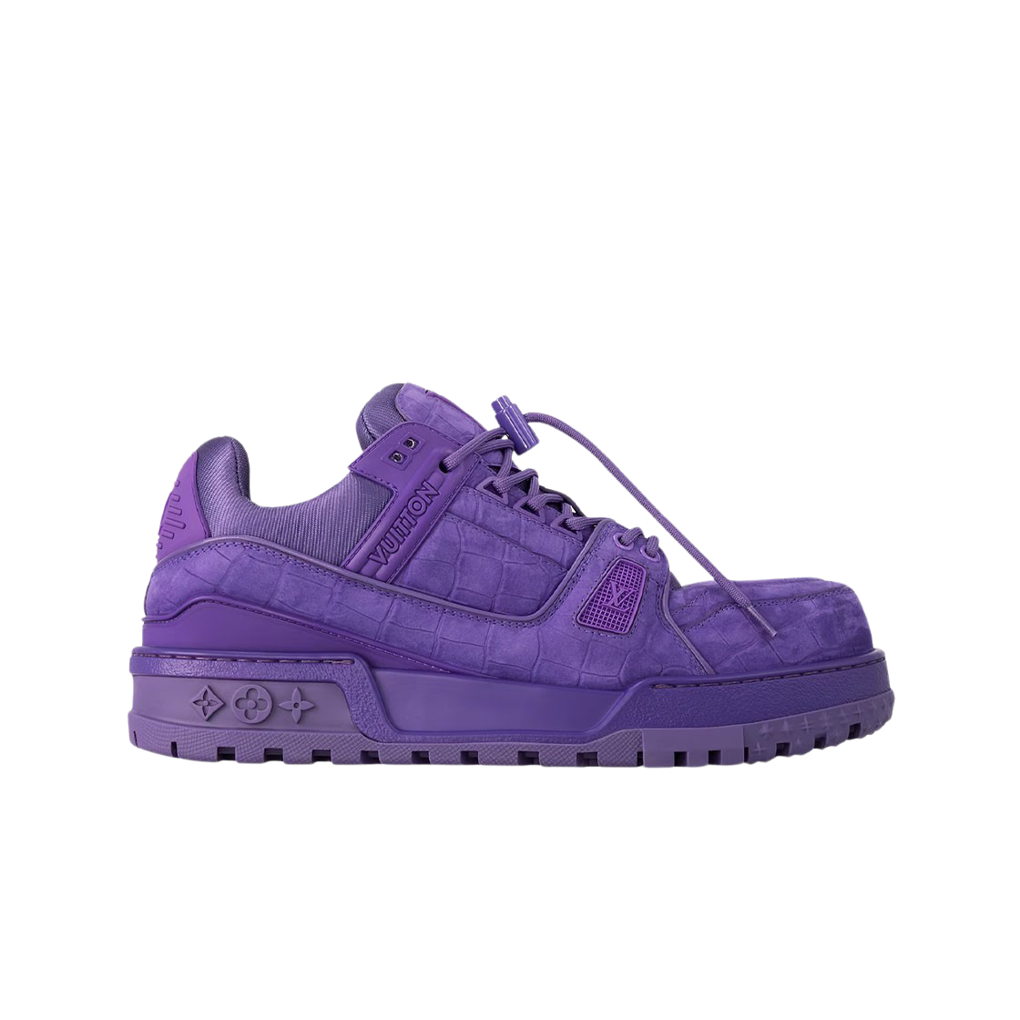 Louis Vuitton LV Trainer Maxi Sneakers Purple 상세 이미지 1