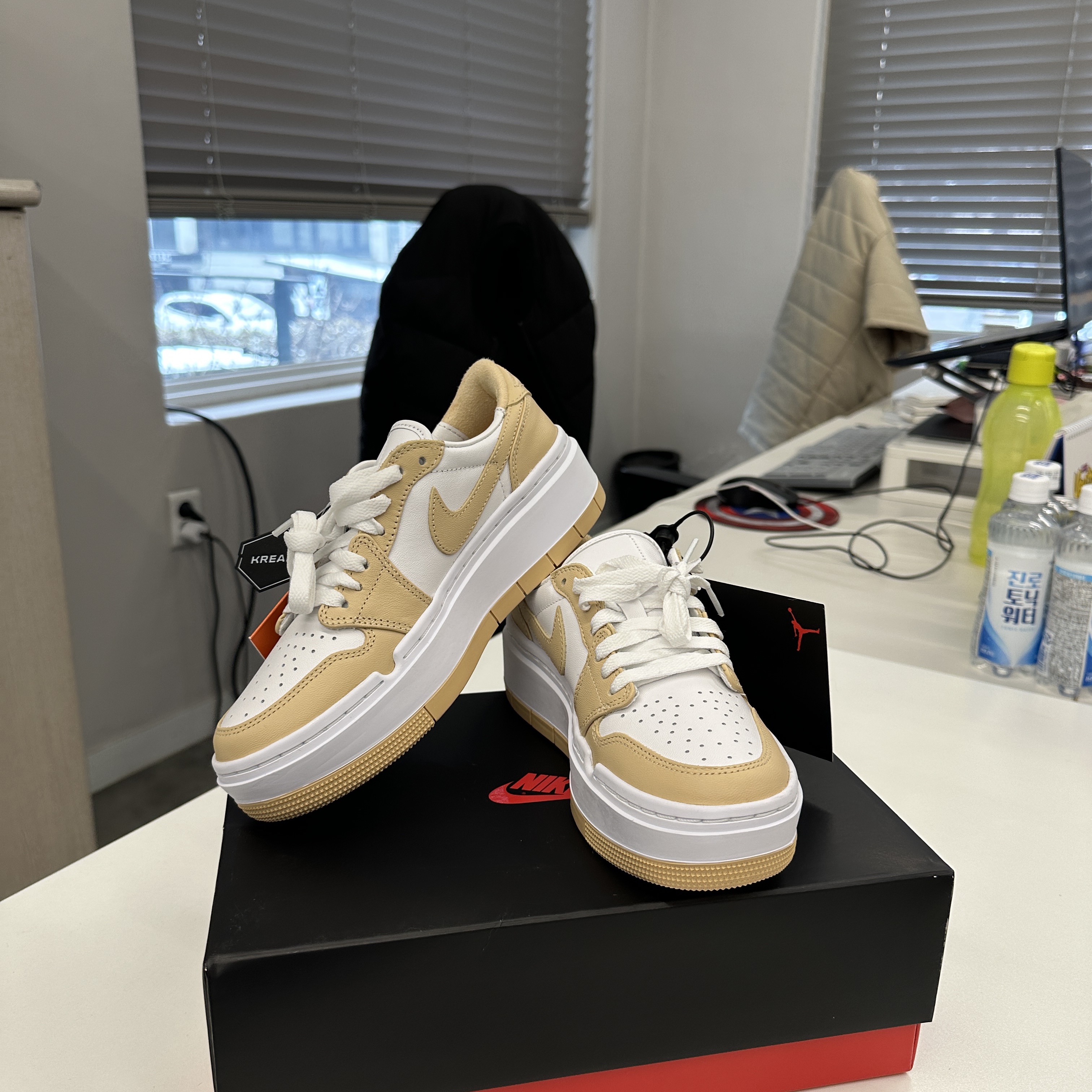 (W) Jordan 1 Elevate Low White Onyx 착용 스타일
