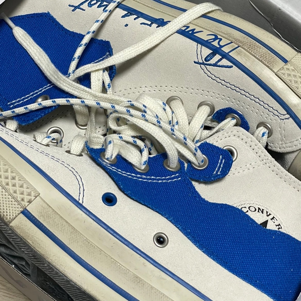 Converse x Ader Error Chuck 70 High White 착용 스타일