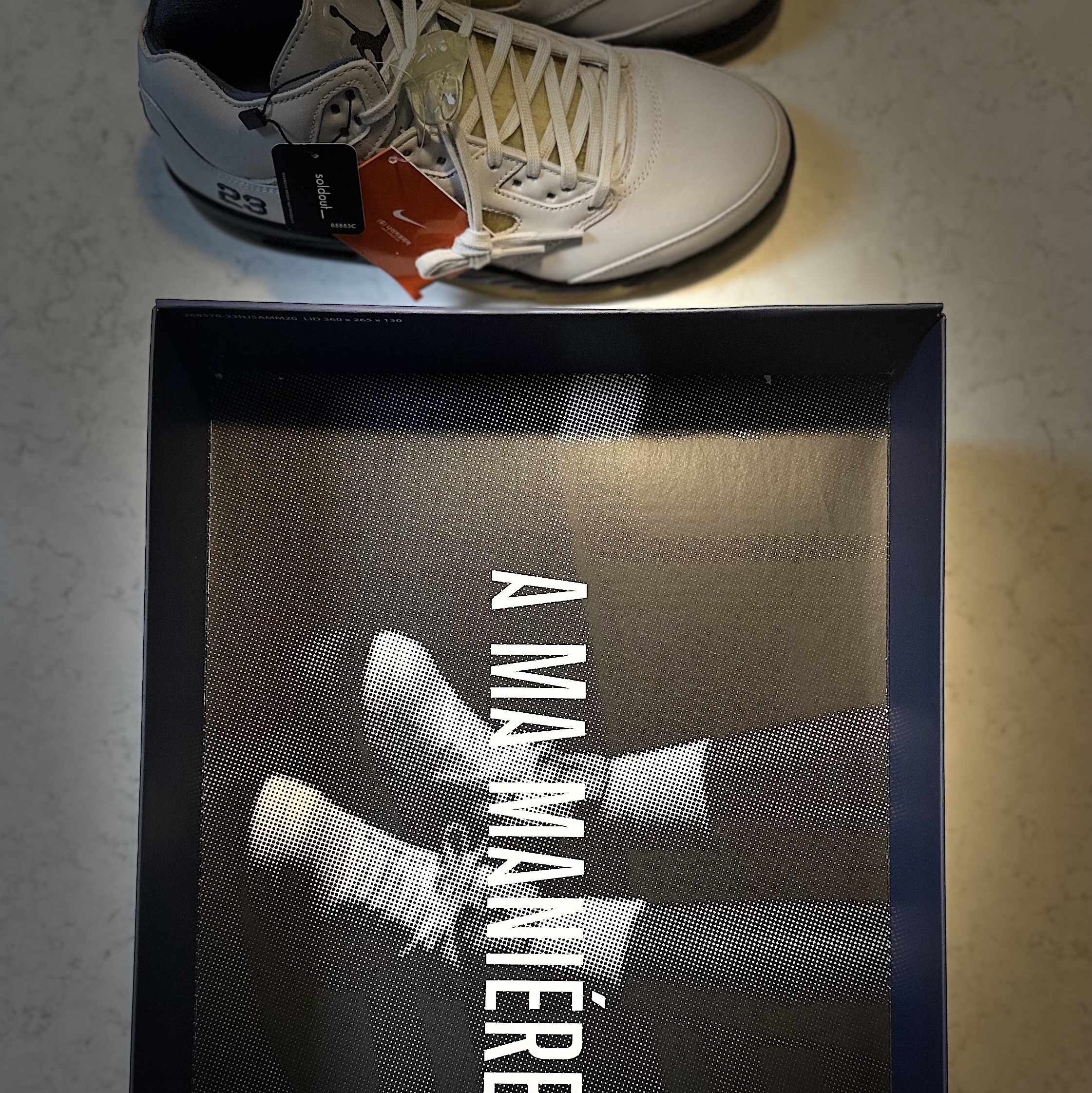 (W) Jordan 5 x A Ma Maniere Retro Dawn 착용 스타일 - 2