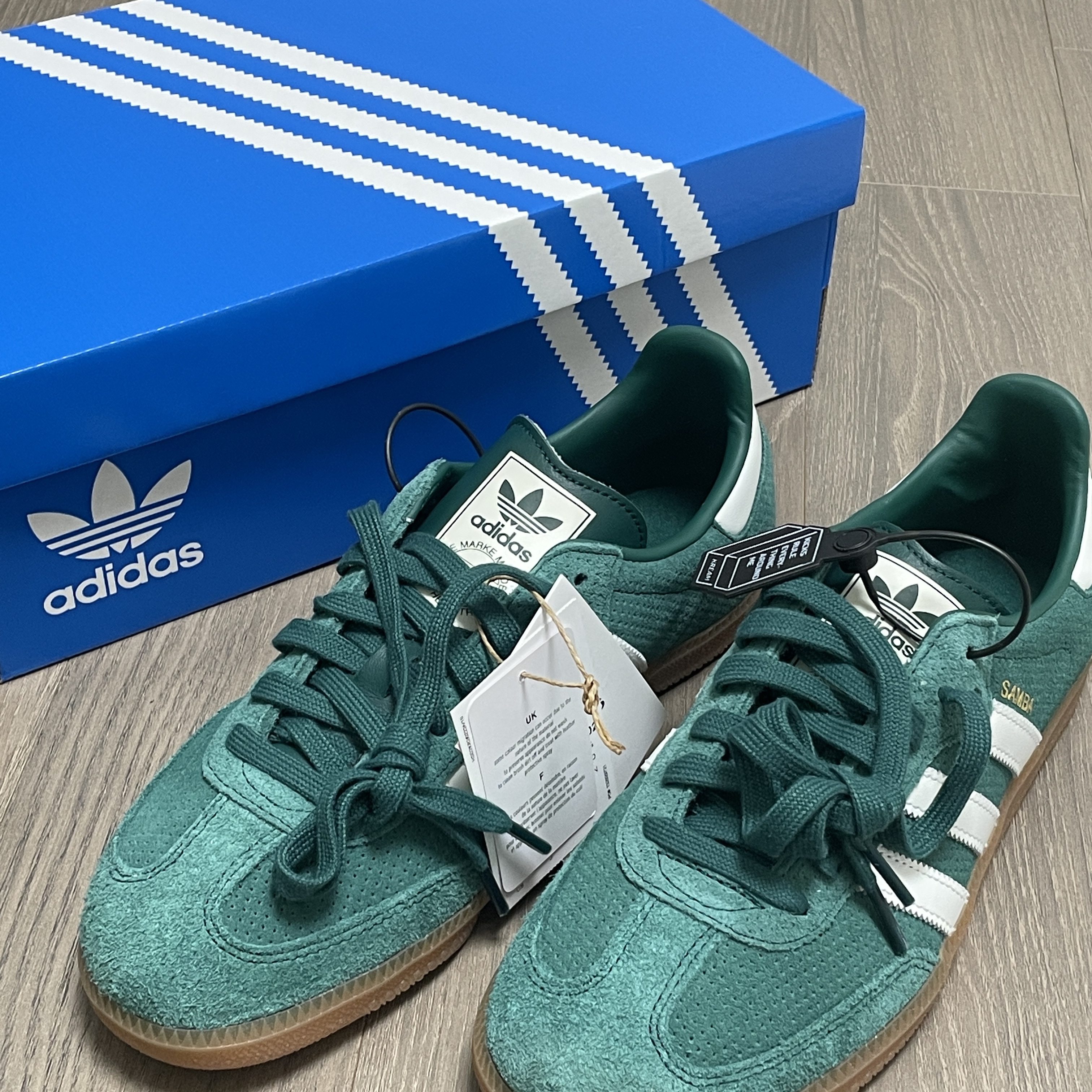 Adidas Samba OG Collegiate Green 착용 스타일
