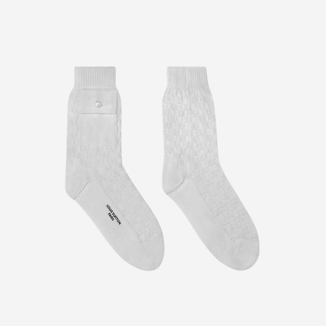 Louis Vuitton Pocket Socks White 상세 이미지 1