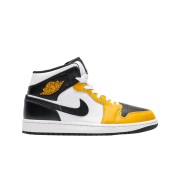 Jordan 1 Mid Yellow Ochre Black