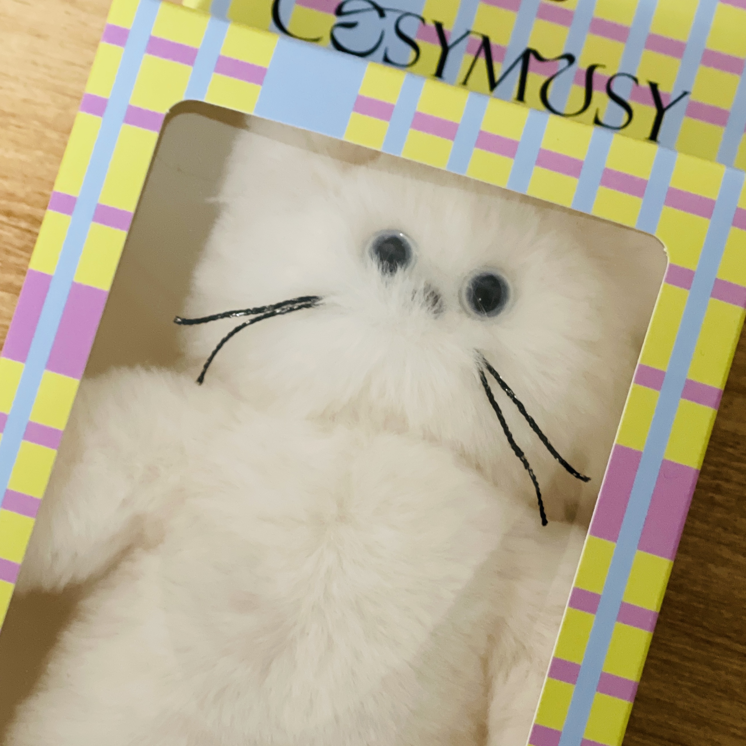 Cosymosy Custom Cat Keyring Cream - KREAM Exclusive 착용 스타일