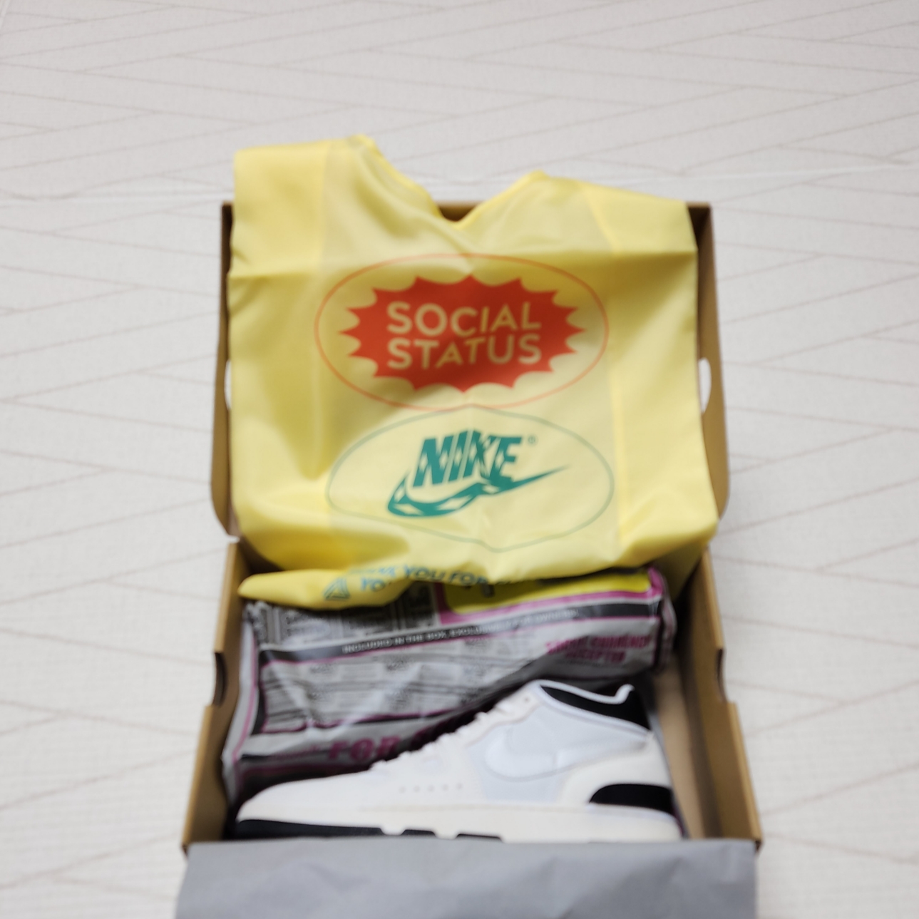Nike x Social Status Mac Attack SP Summit White Pine Green 착용 스타일 - 2