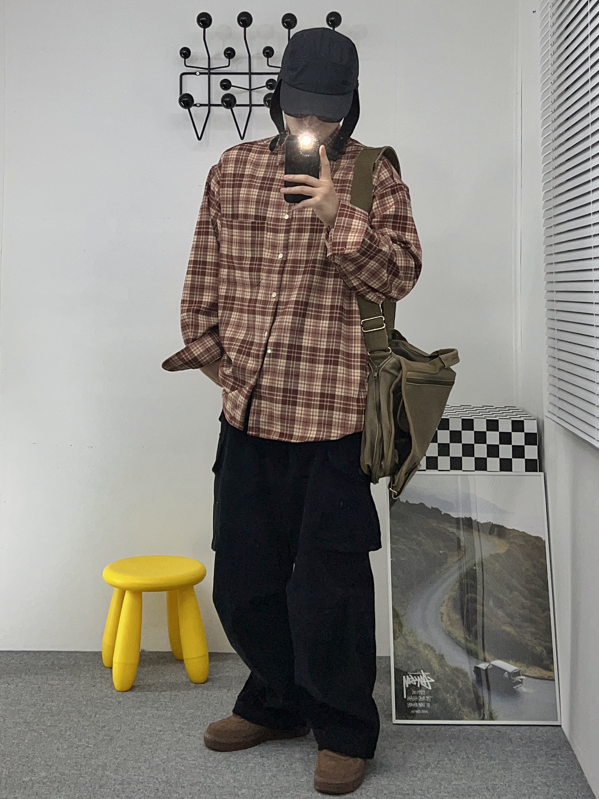 (W) Nike Air Force 1 '07 Cacao Wow 착용 스타일 - 1