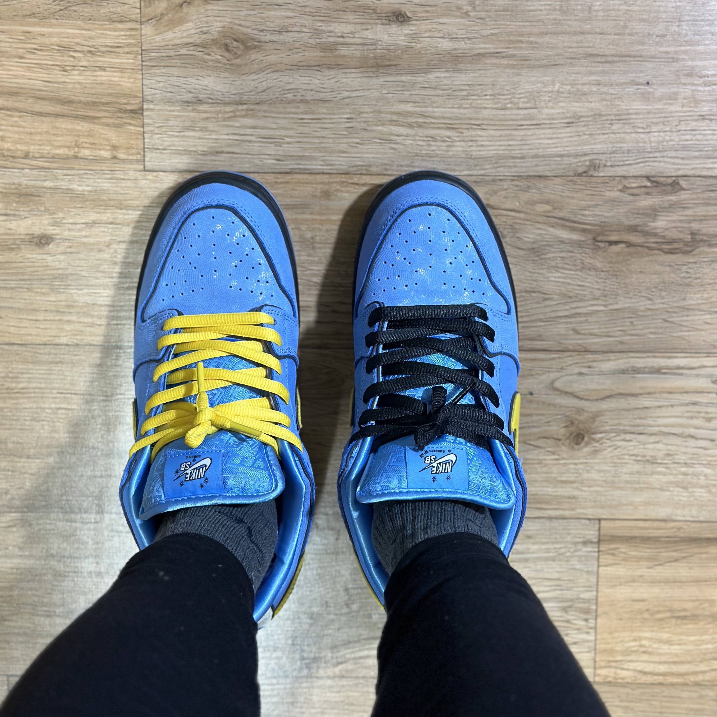 Nike x The Powerpuff Girls SB Dunk Low Pro QS Bubbles 착용 스타일
