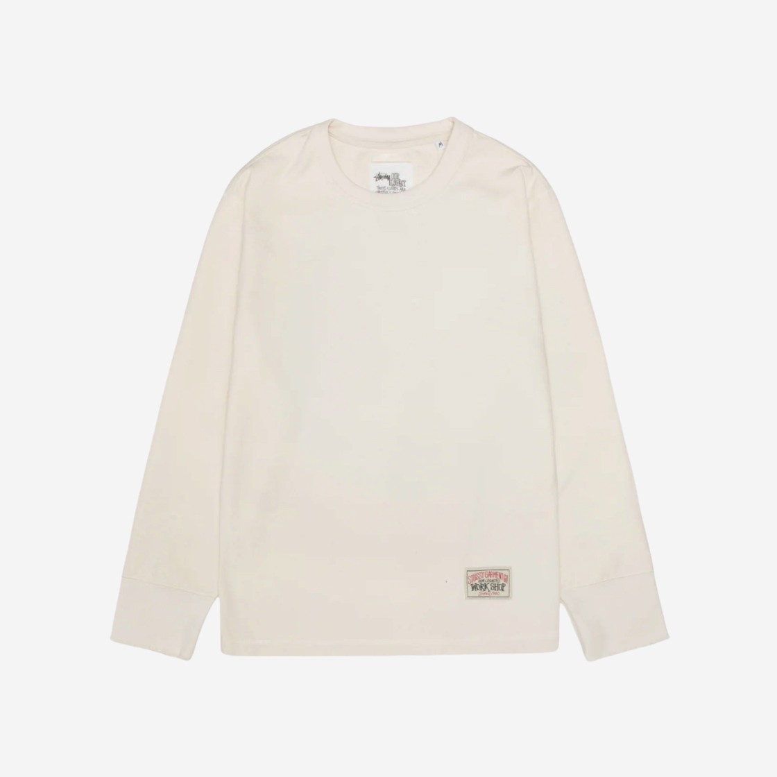 Stussy x Our Legacy Work Shop Thermal Longsleeve Cream Compact Cotton 상세 이미지 1