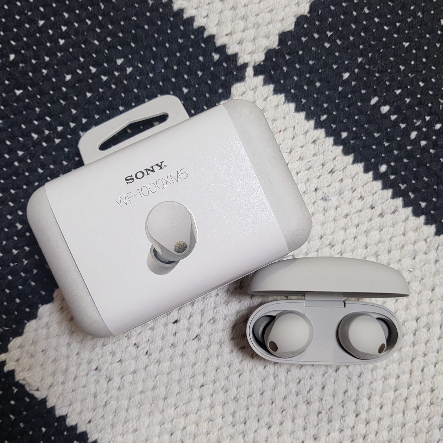 [사은품 증정] Sony WF-1000XM5 Platinum Silver (Sony Korea Ver.) 착용 스타일