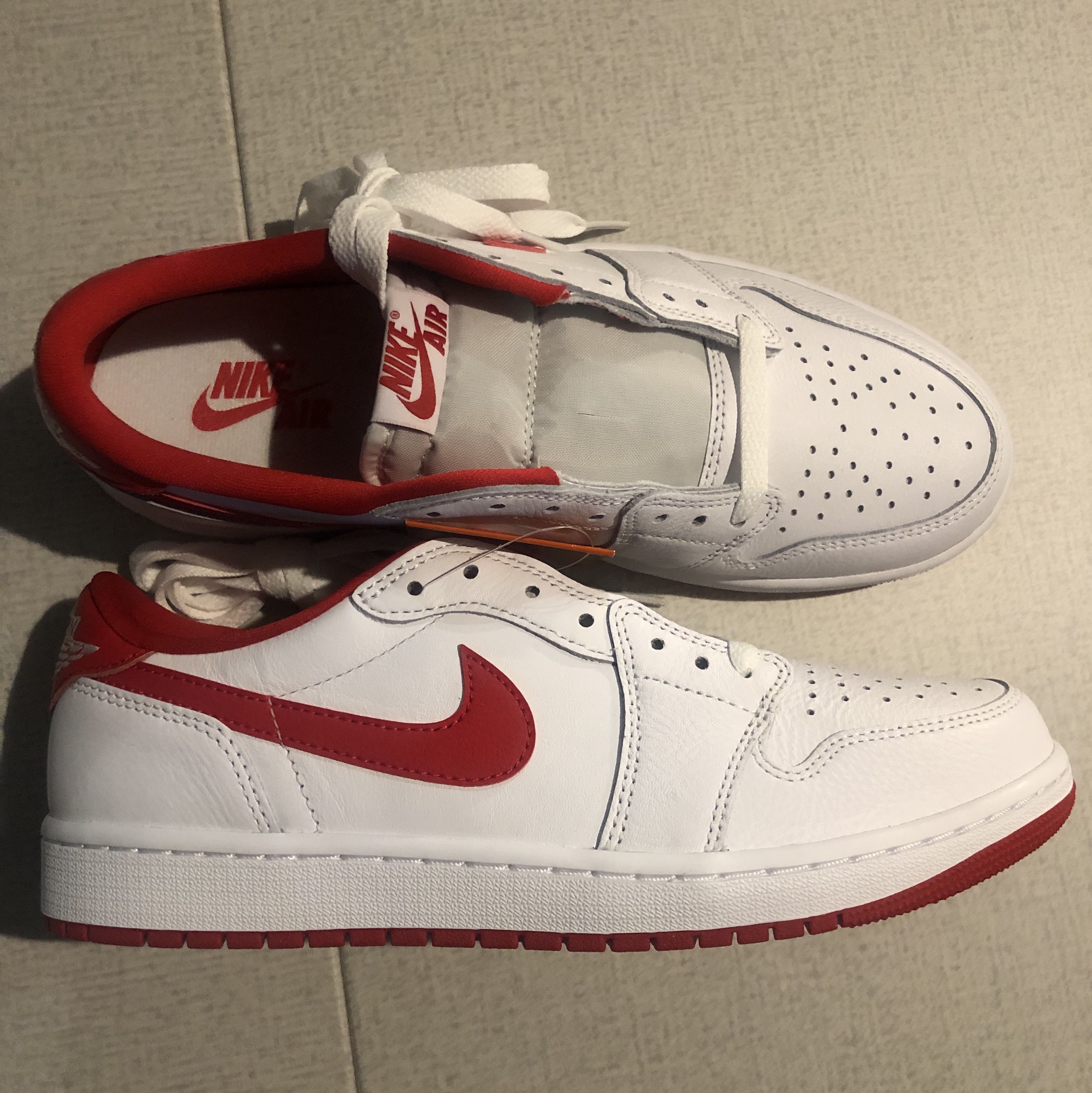 Jordan 1 Retro Low OG University Red 착용 스타일