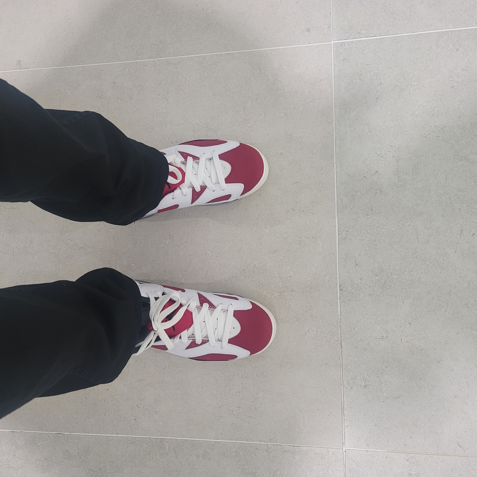 Jordan 6 Retro Carmine 2014 착용 스타일 - 1