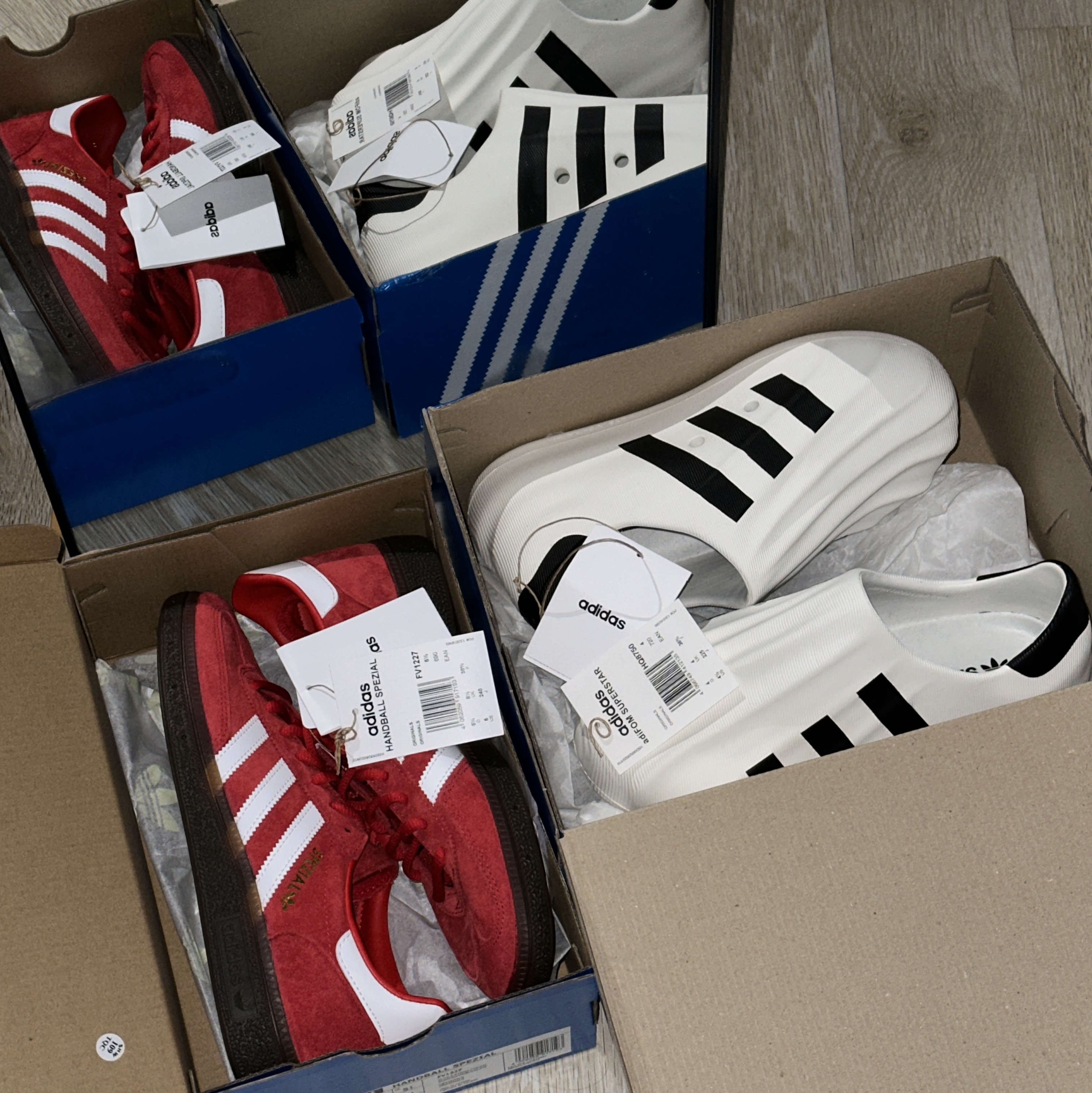 Adidas Adifom Superstar Core White 착용 스타일 - 1