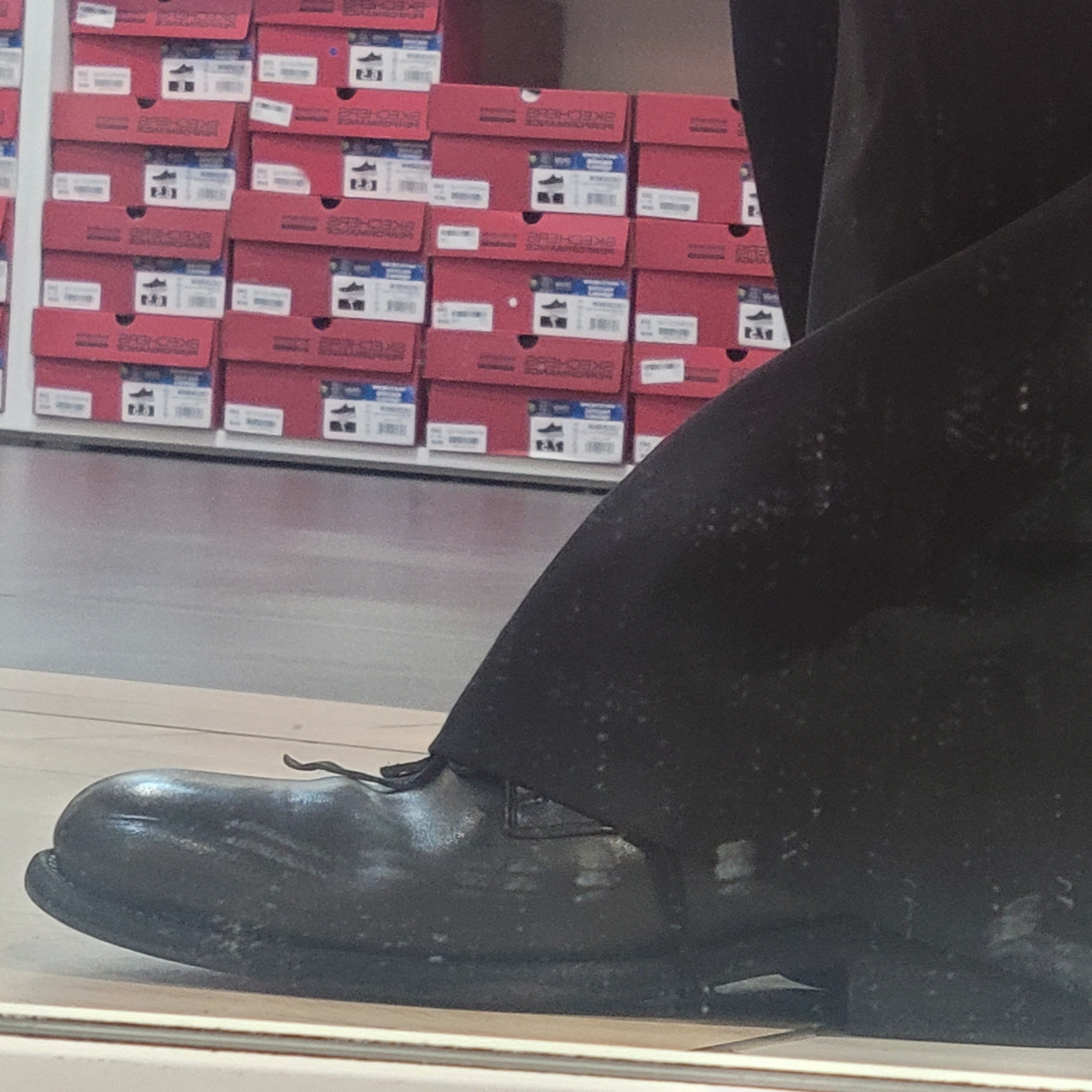 Guidi 992X Horse Full Grain Leather Derby Black 착용 스타일