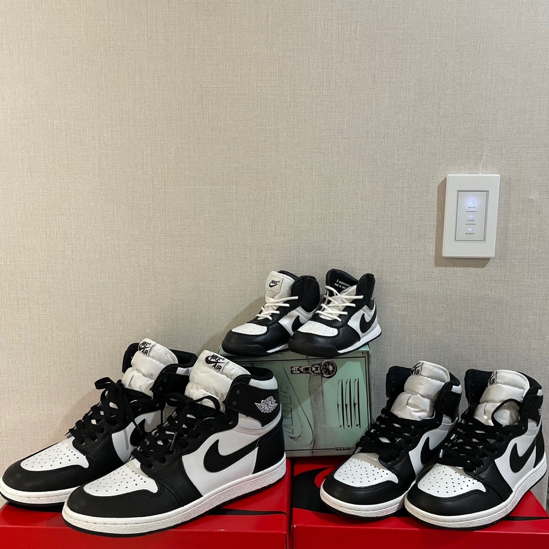 Jordan 1 High 85 Black White 착용 스타일