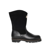 Our Legacy x Stussy Work Shop Work Boot Black Leather