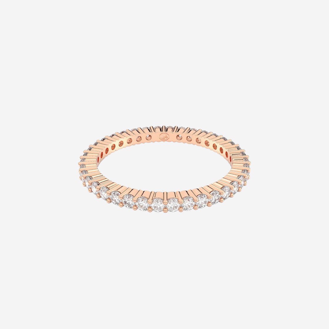 (W) Swarovski Vittore Ring White Rose Gold 상세 이미지 1