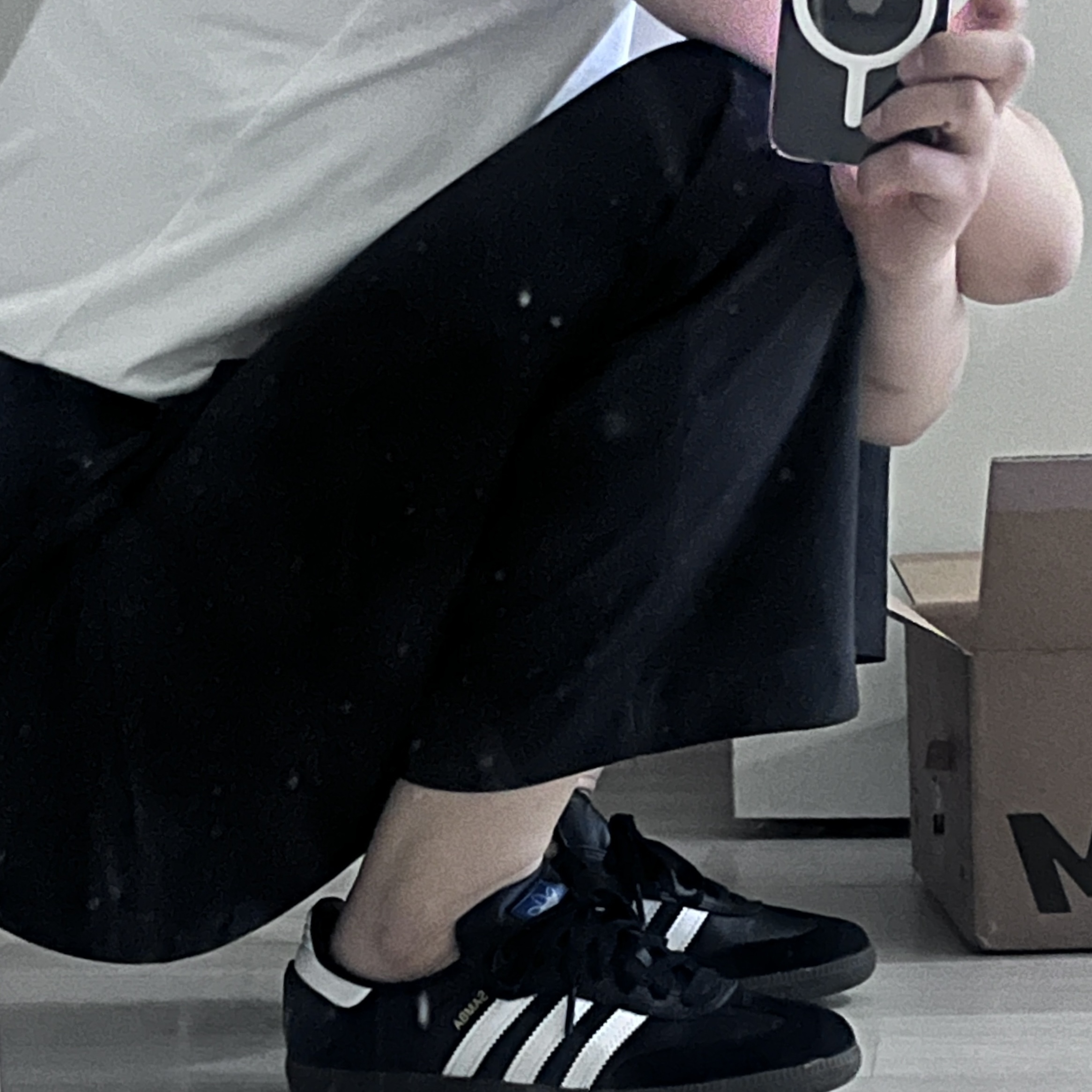 Adidas Samba ADV Black 착용 스타일