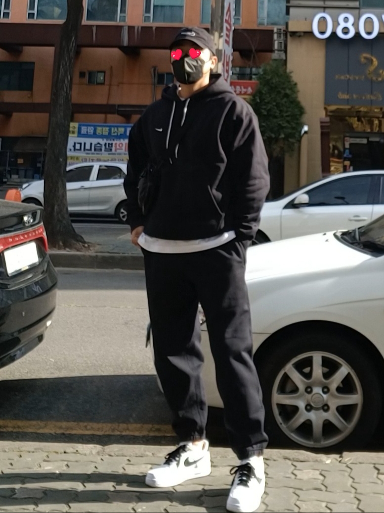 Nike Solo Swoosh Fleece Pants Black - Asia, Nike Solo Swoosh Fleece Pullover Hoodie Black - Asia 착용 스타일