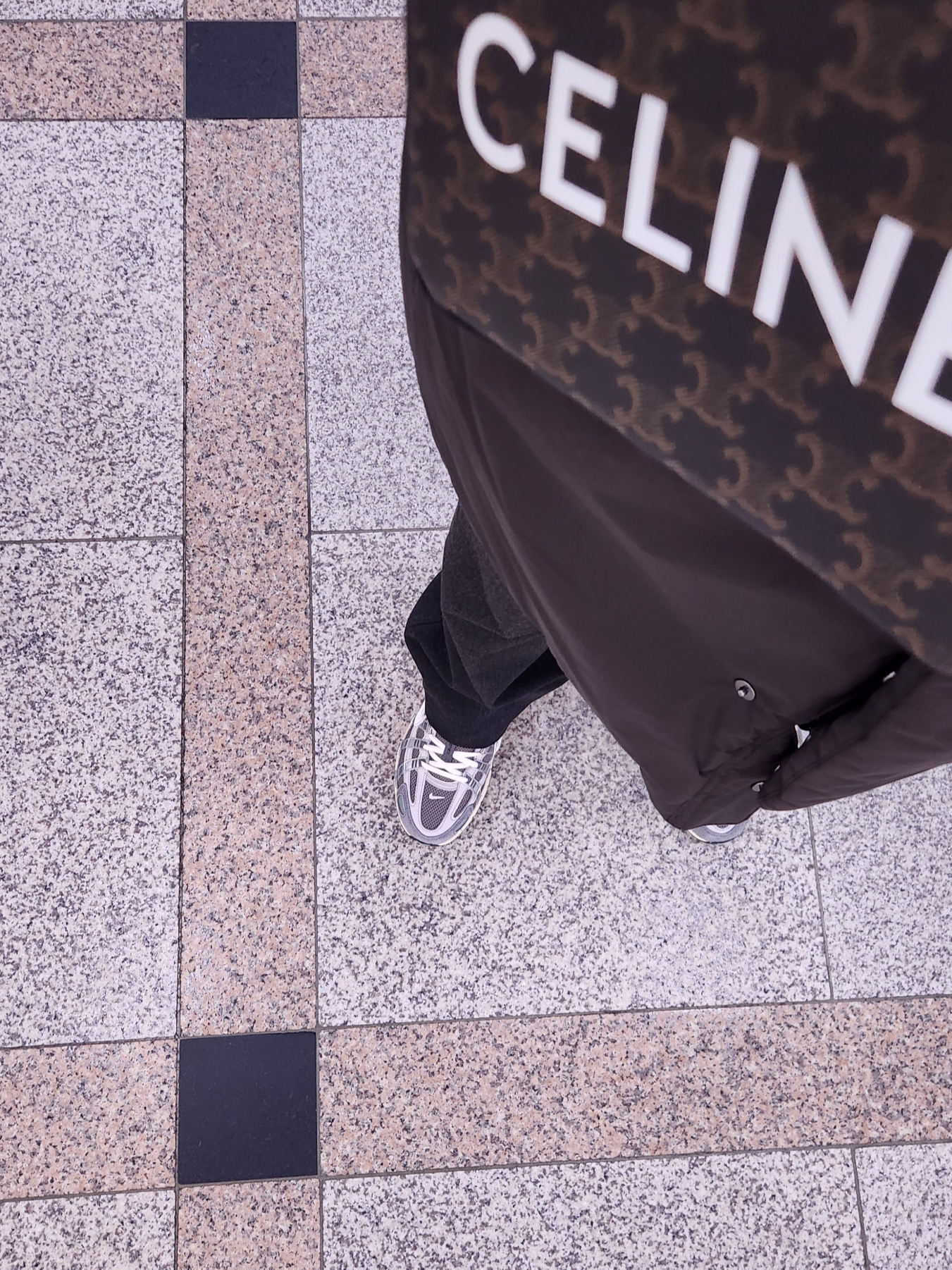 Nike P-6000 Flat Pewter Light Iron Ore 착용 스타일 - 1