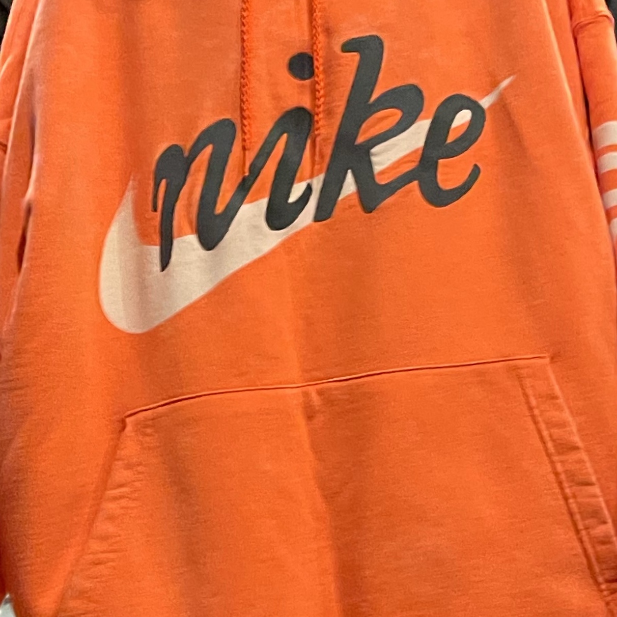 Nike x Cactus Plant Flea Market Shoebox Heavyweight Hooded Pullover Orange - Asia 착용 스타일