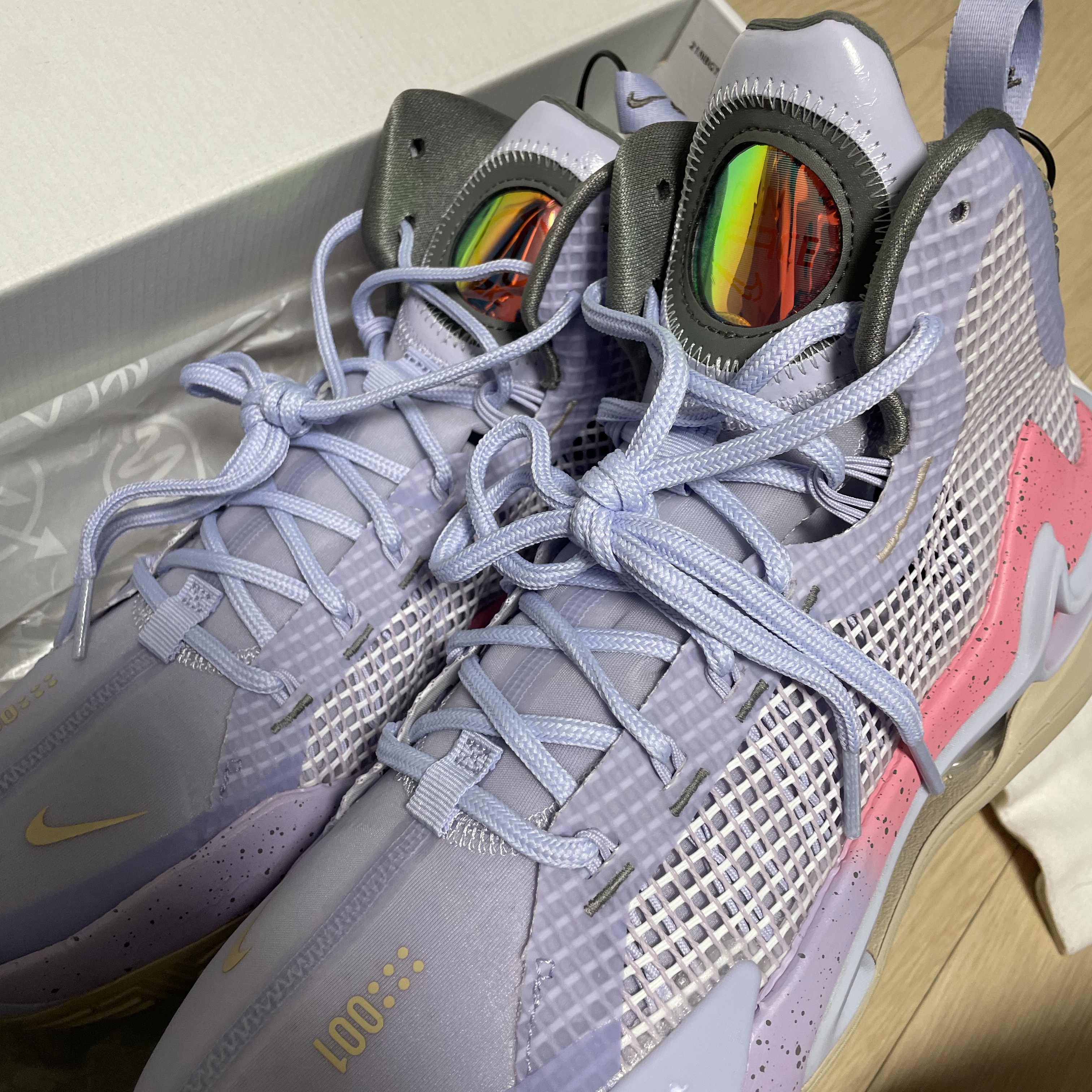 Nike Air Zoom GT Jump Oxygen Purple 착용 스타일 - 2